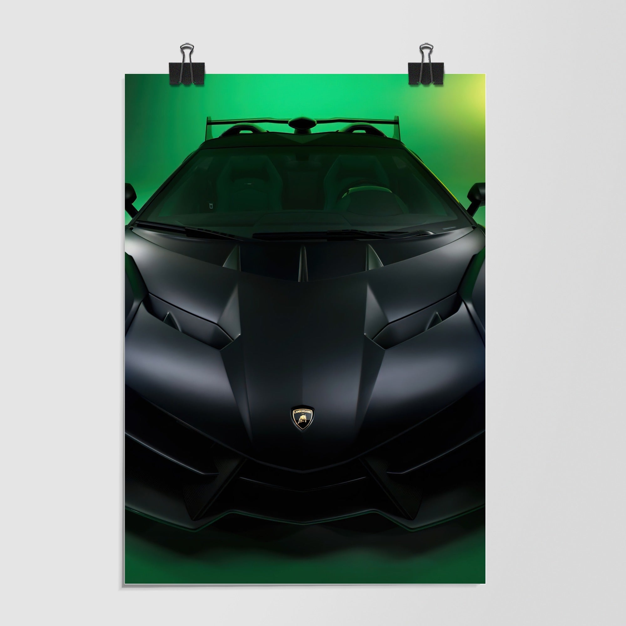 Lamborghini Veneno Black Studio Shot by Decalz