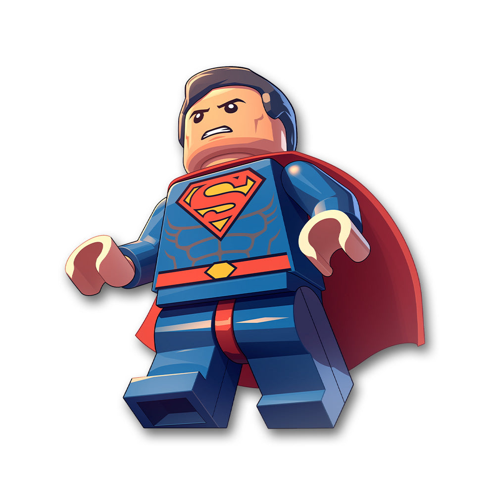 Lego Superman Dc Sticker