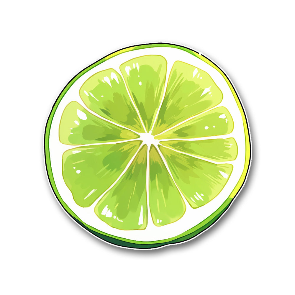Lime Slice Sticker