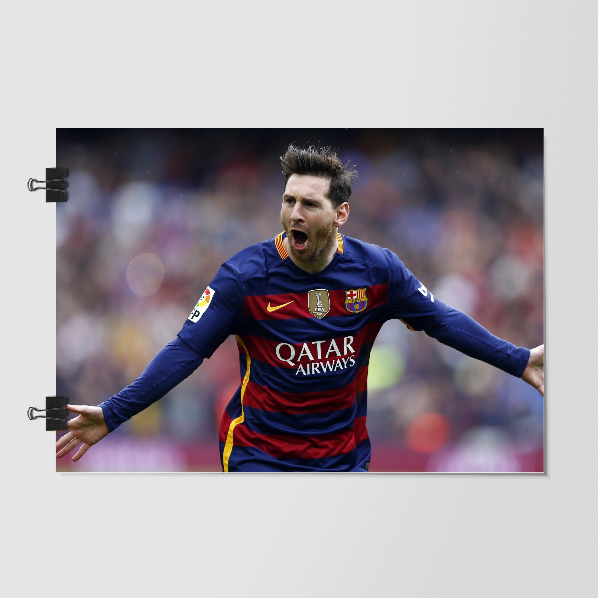 Lionel Messi Black Dynamic Angle by Decalz