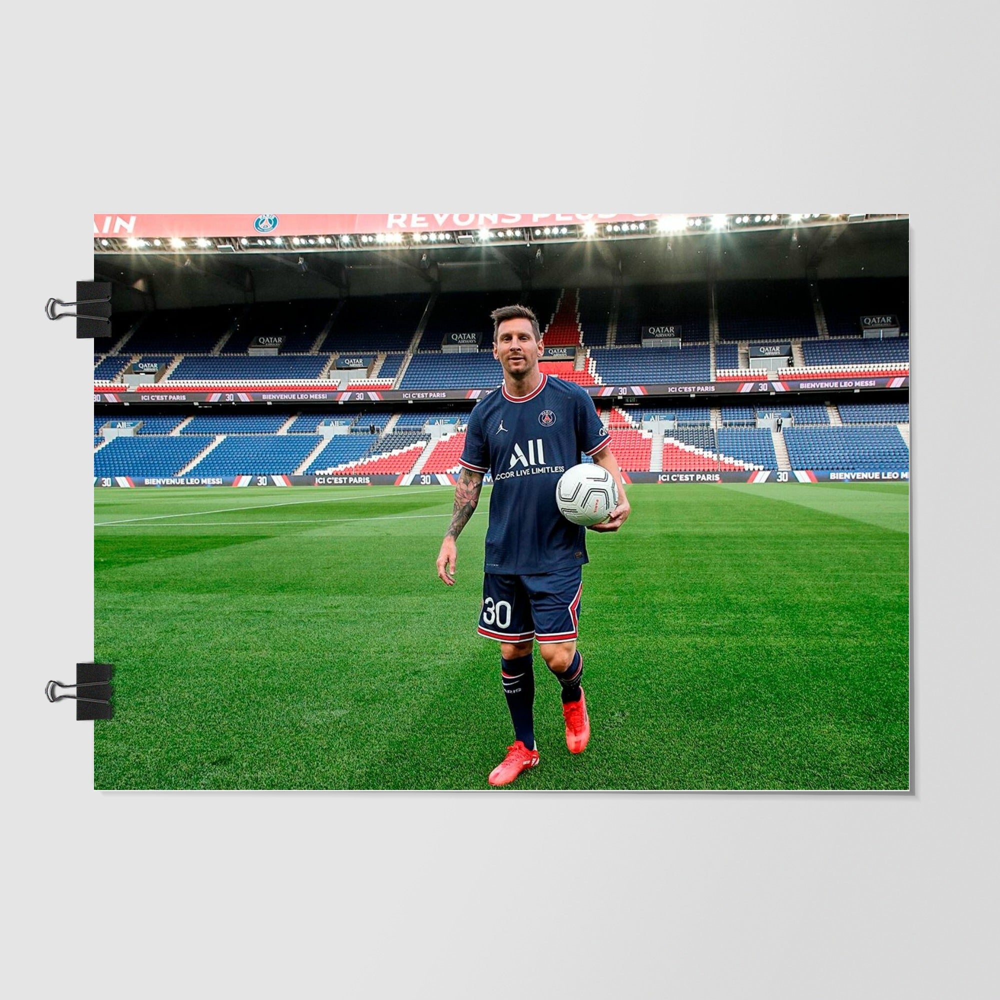 Lionel Messi Black Rear Angle by Decalz