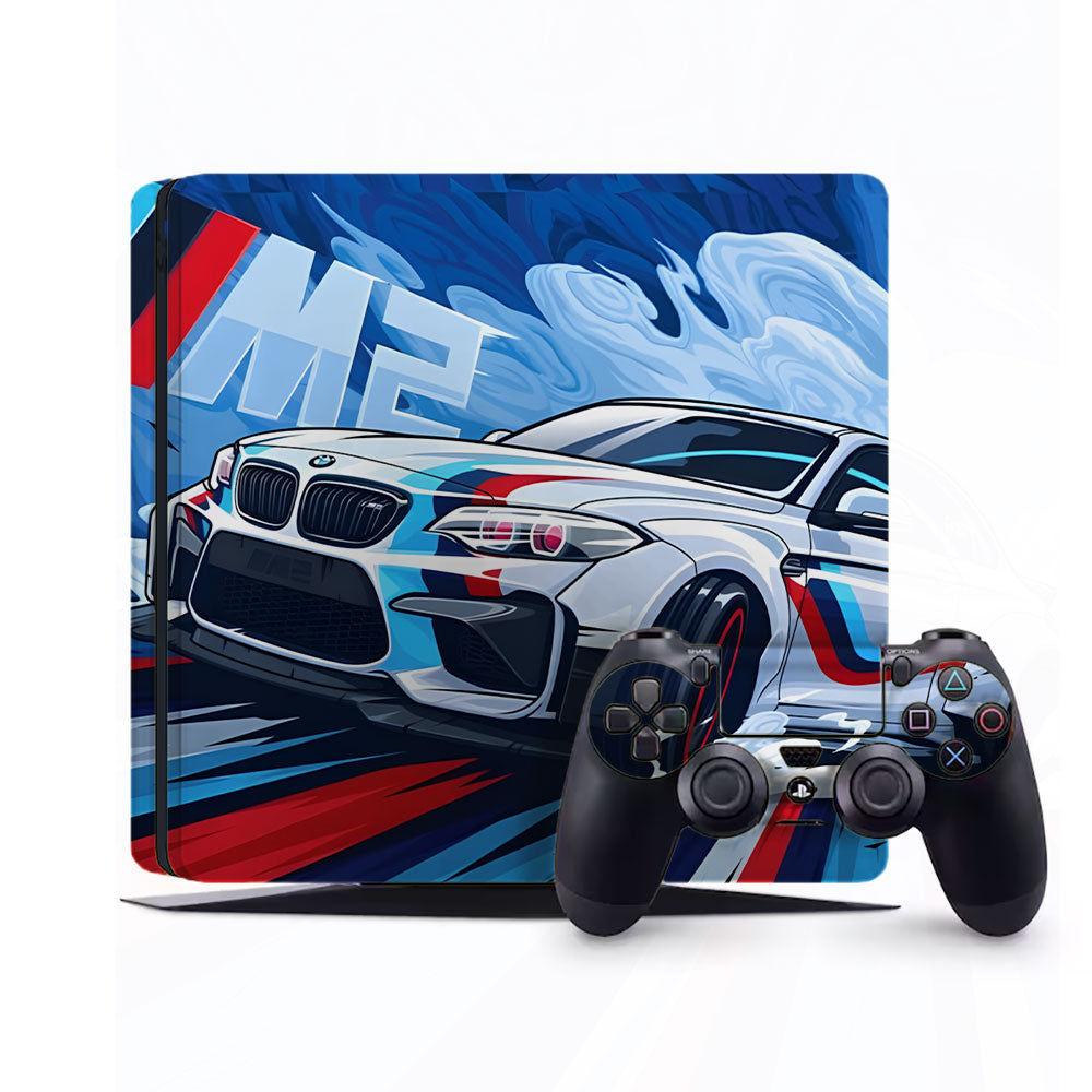 M Series Drift PlayStation 4 Slim Skins & Wraps