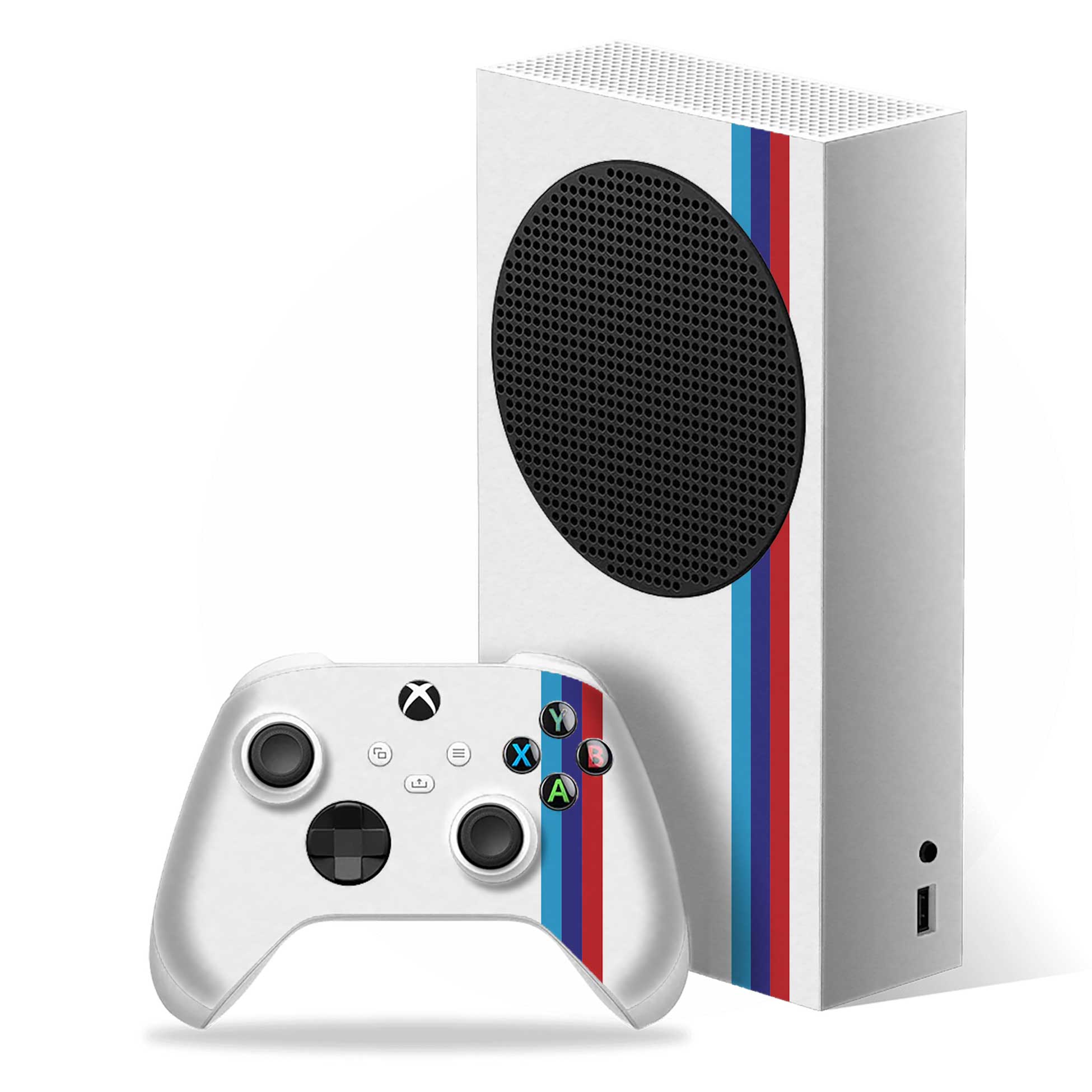 M-Sport White Xbox Series S Skins & Wraps