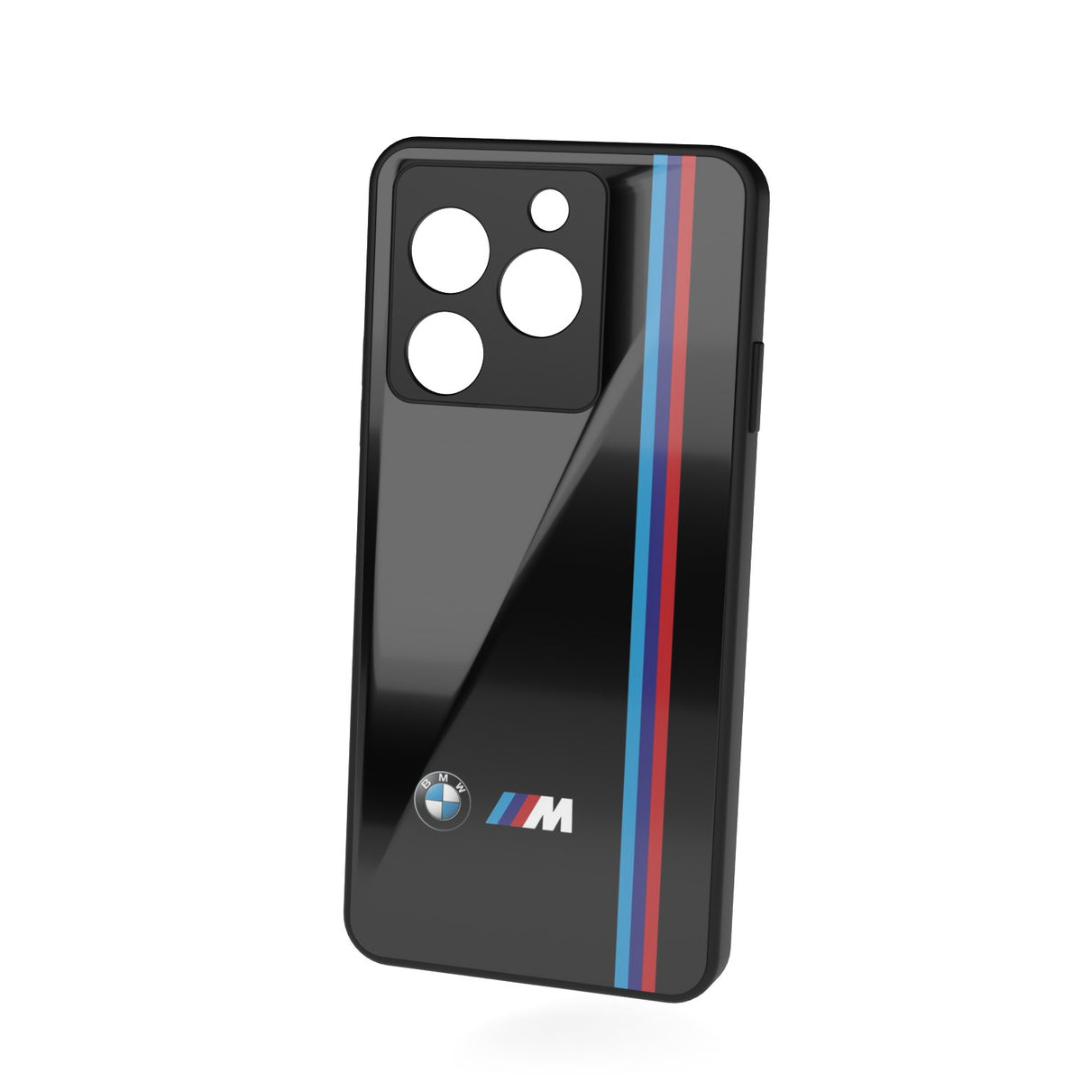 M Sport printed metal phone case - floating back view