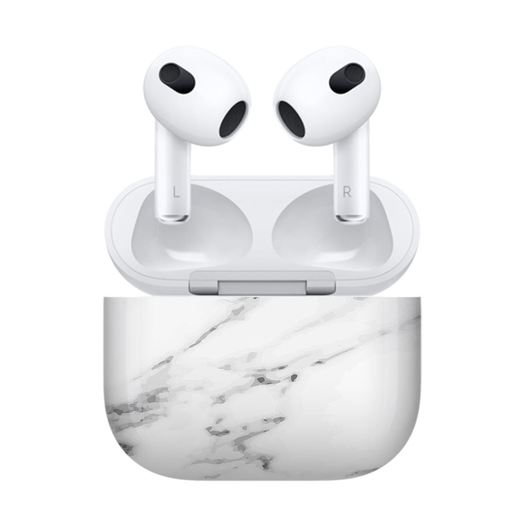 Airpods 3 Marble White skins