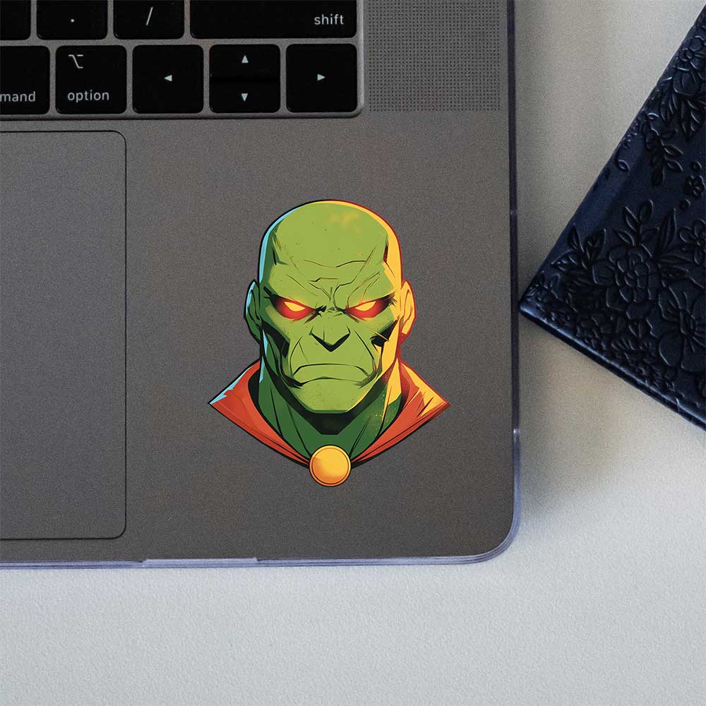 Martian Manhunter Clipart Sticker