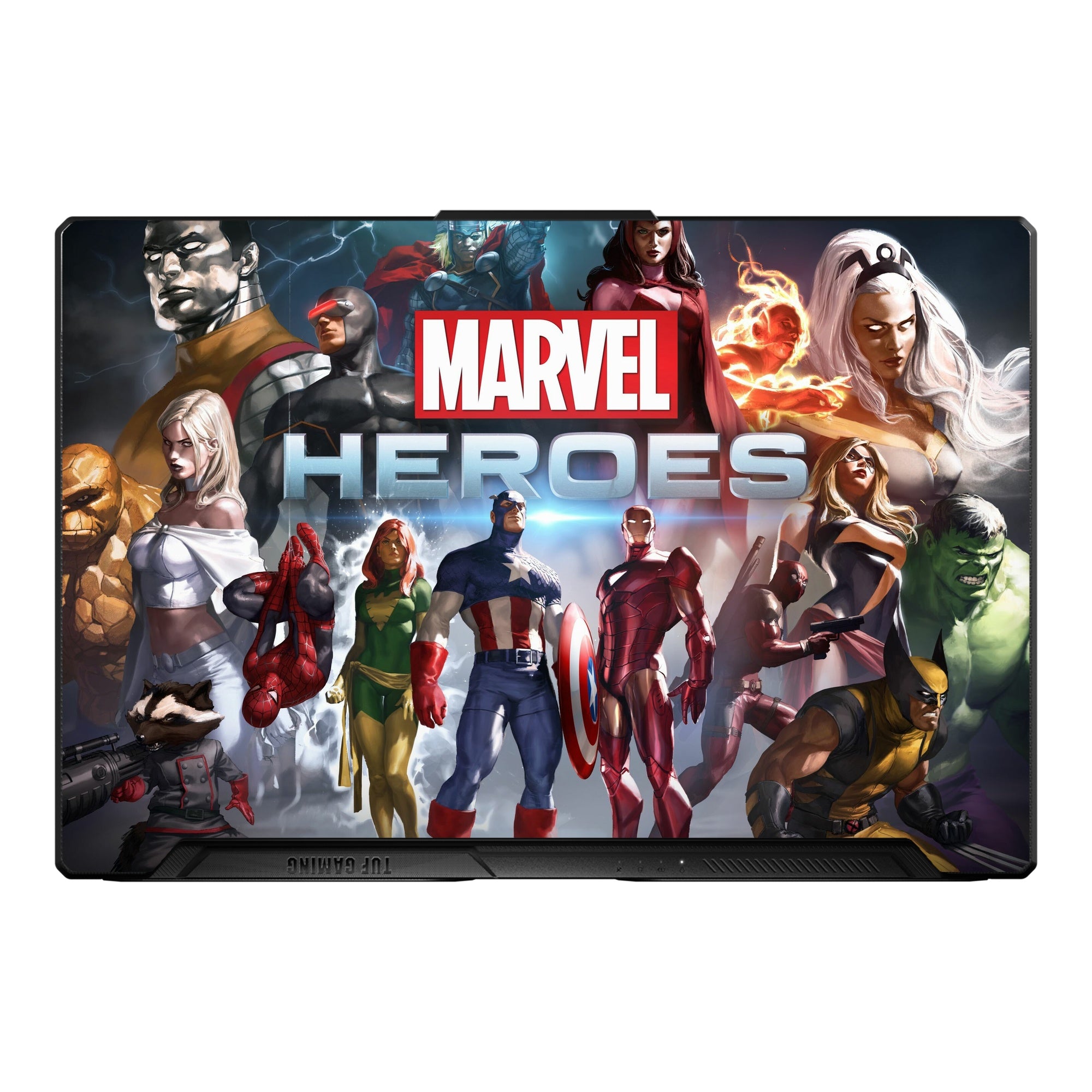 Marvel Heroes Team Black Dynamic Angle by Decalz