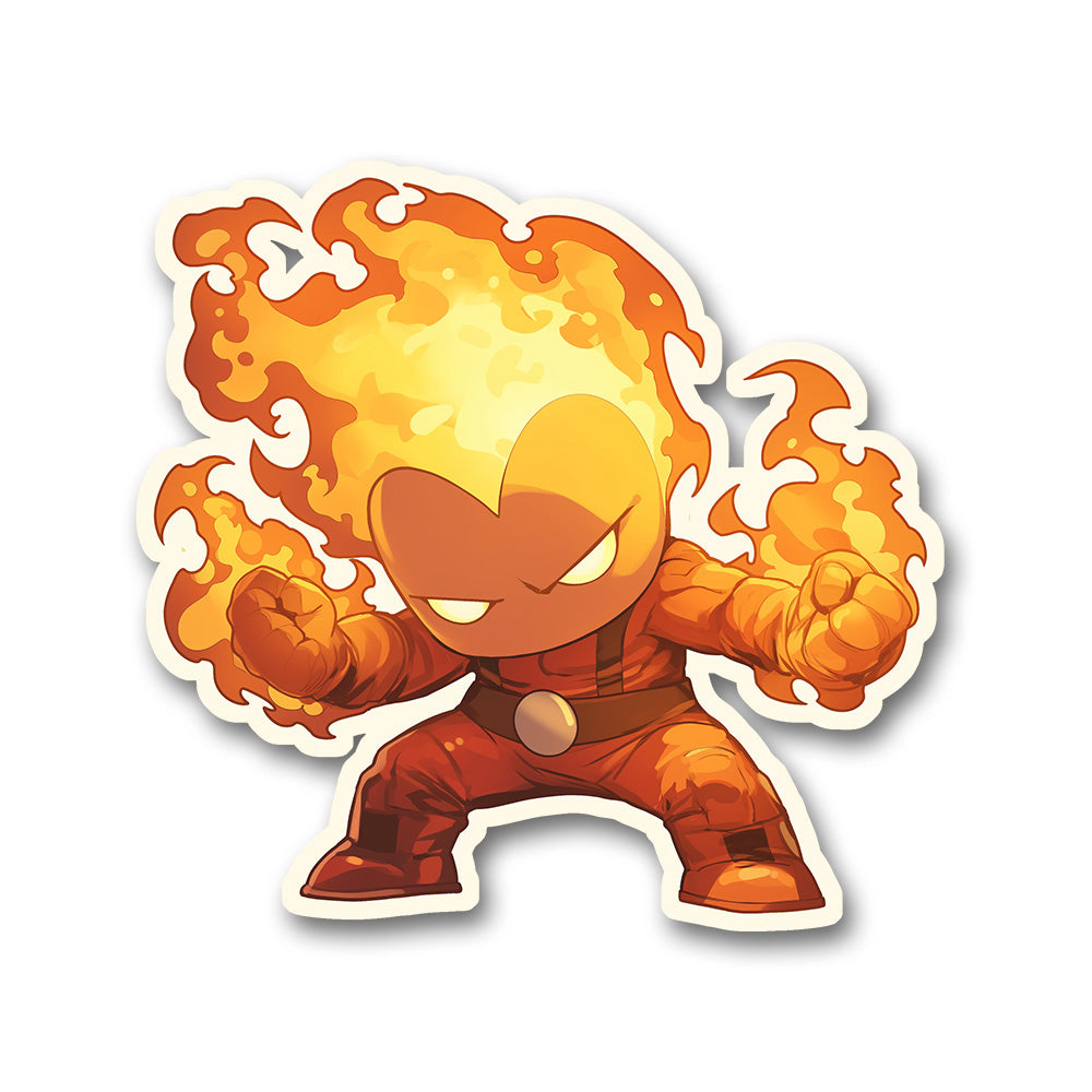 Marvel Human Torch Retro Sticker