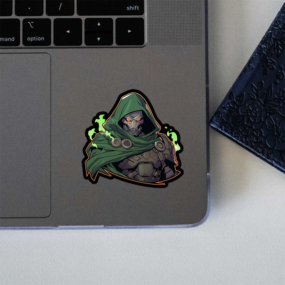 Marvel Doctor Doom Hooded Villain Comics Sticker
