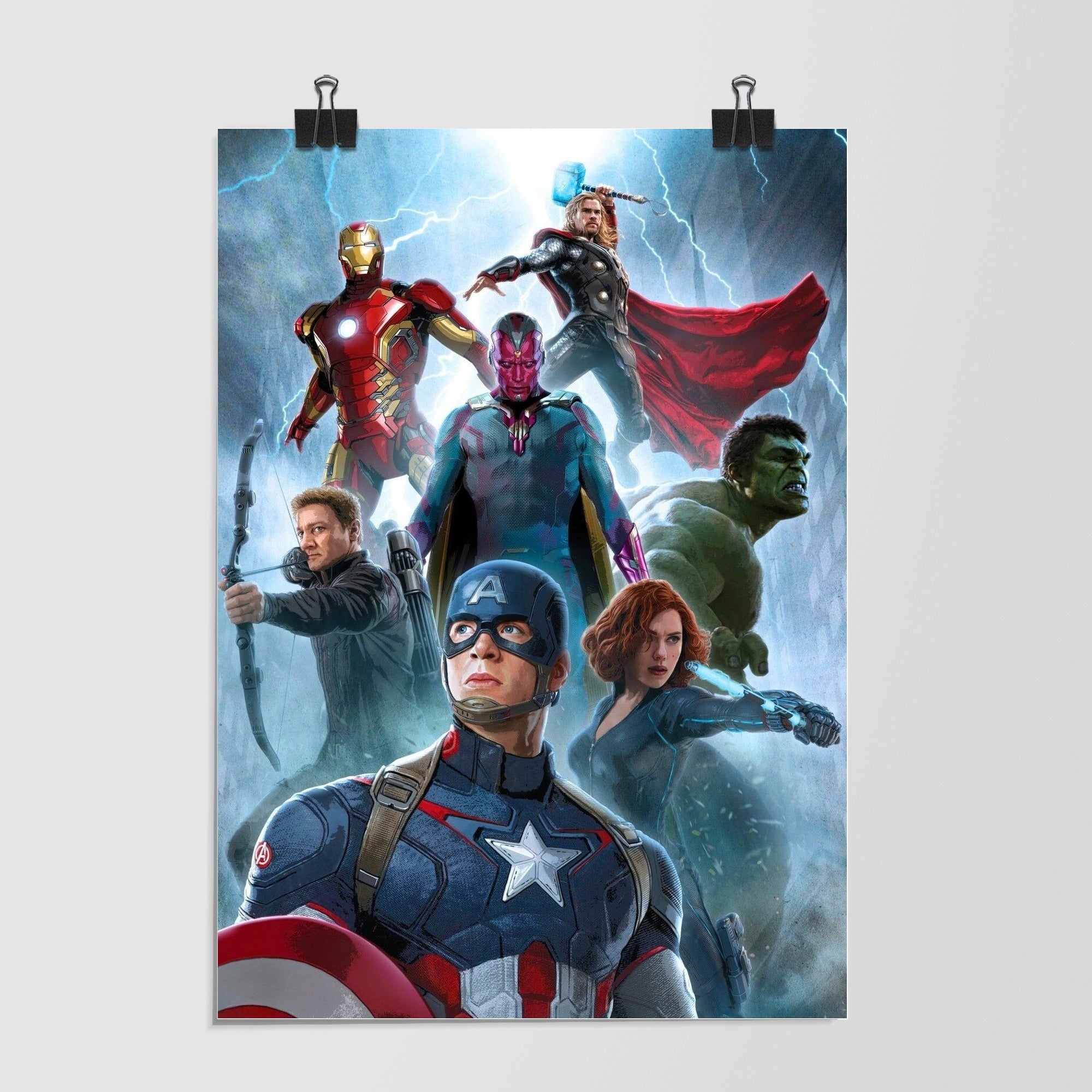 Comic Heroes Team Gray Studio Shot by Decalz