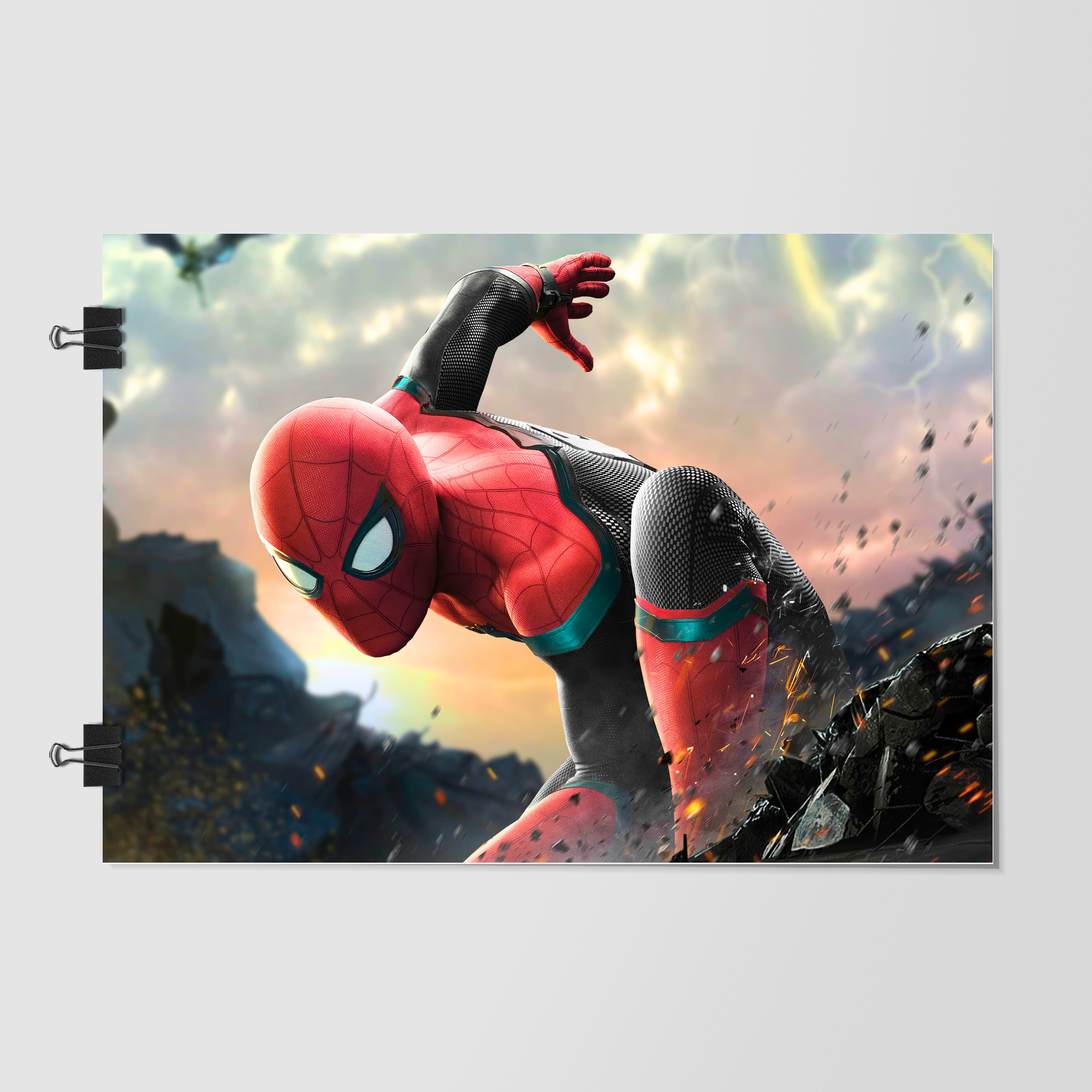 Marvel Movie Scene Still Black Side Profile by Decalz