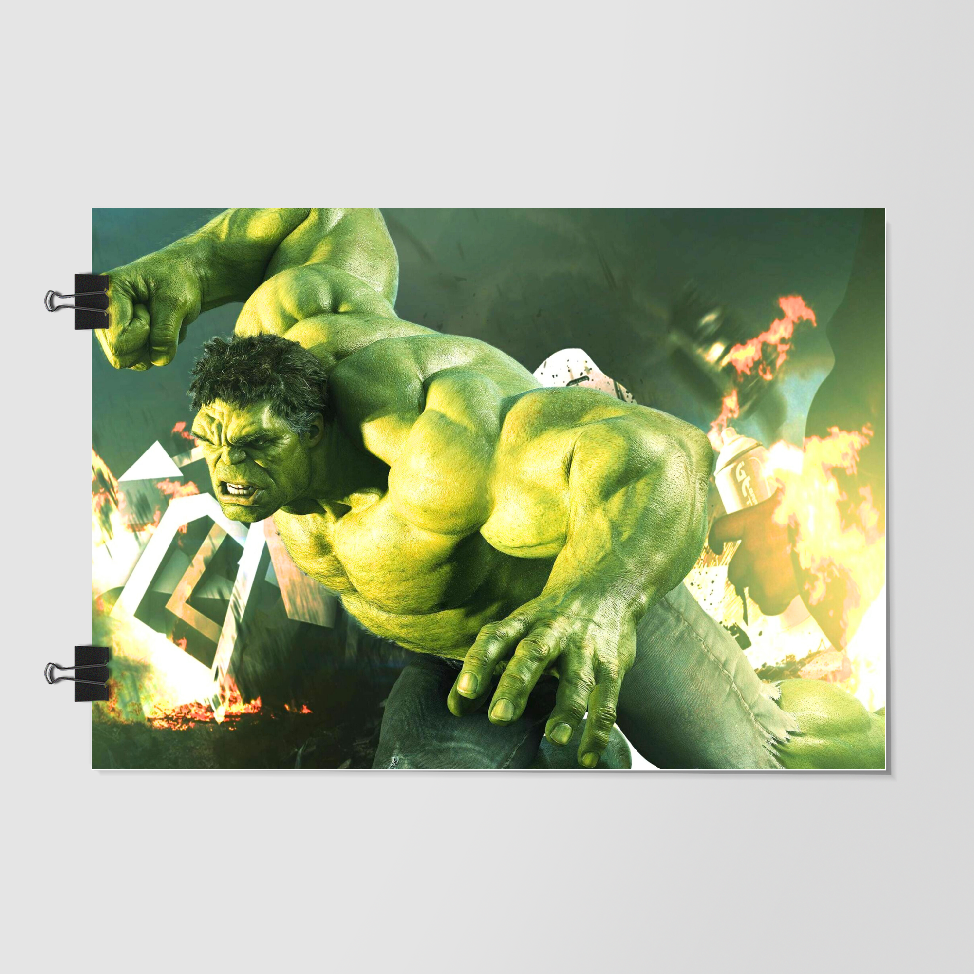 Marvel Movie Scene Still Gray by Decalz