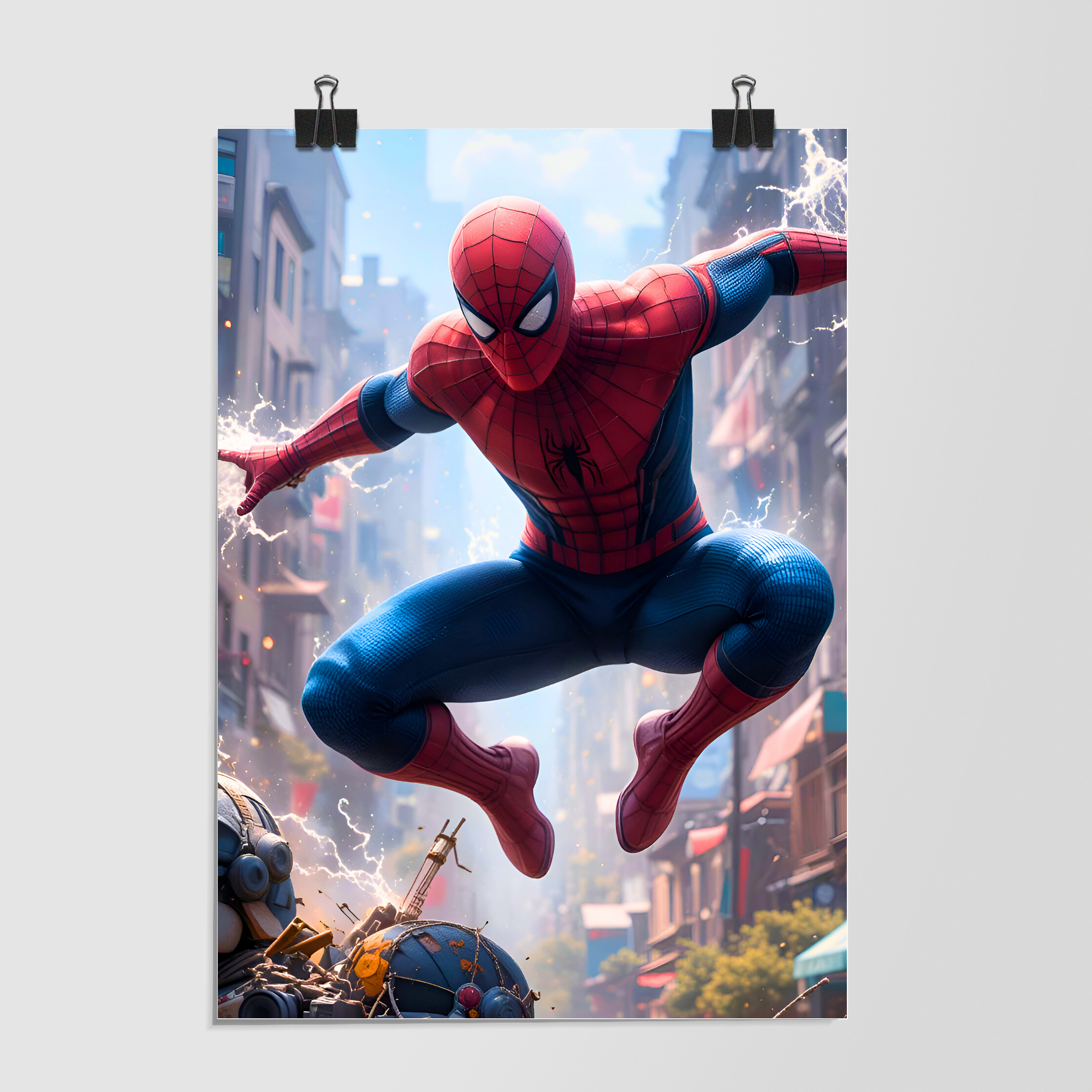 Marvel Movie Scene Still White by Decalz