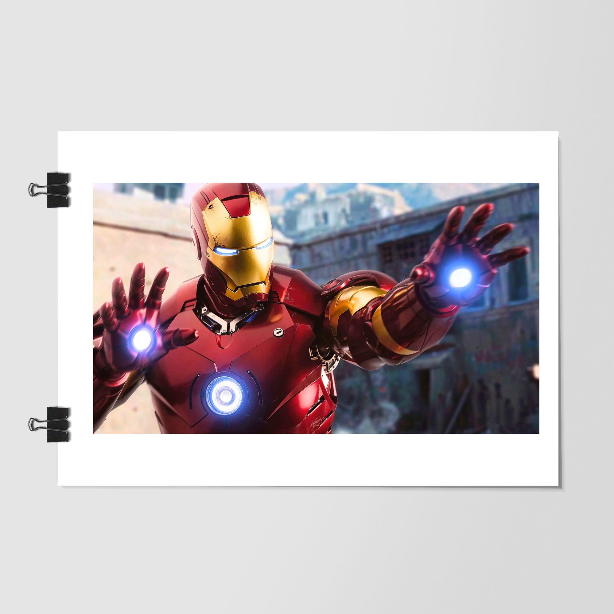 Marvel Movie Scene Still White Dynamic Angle by Decalz