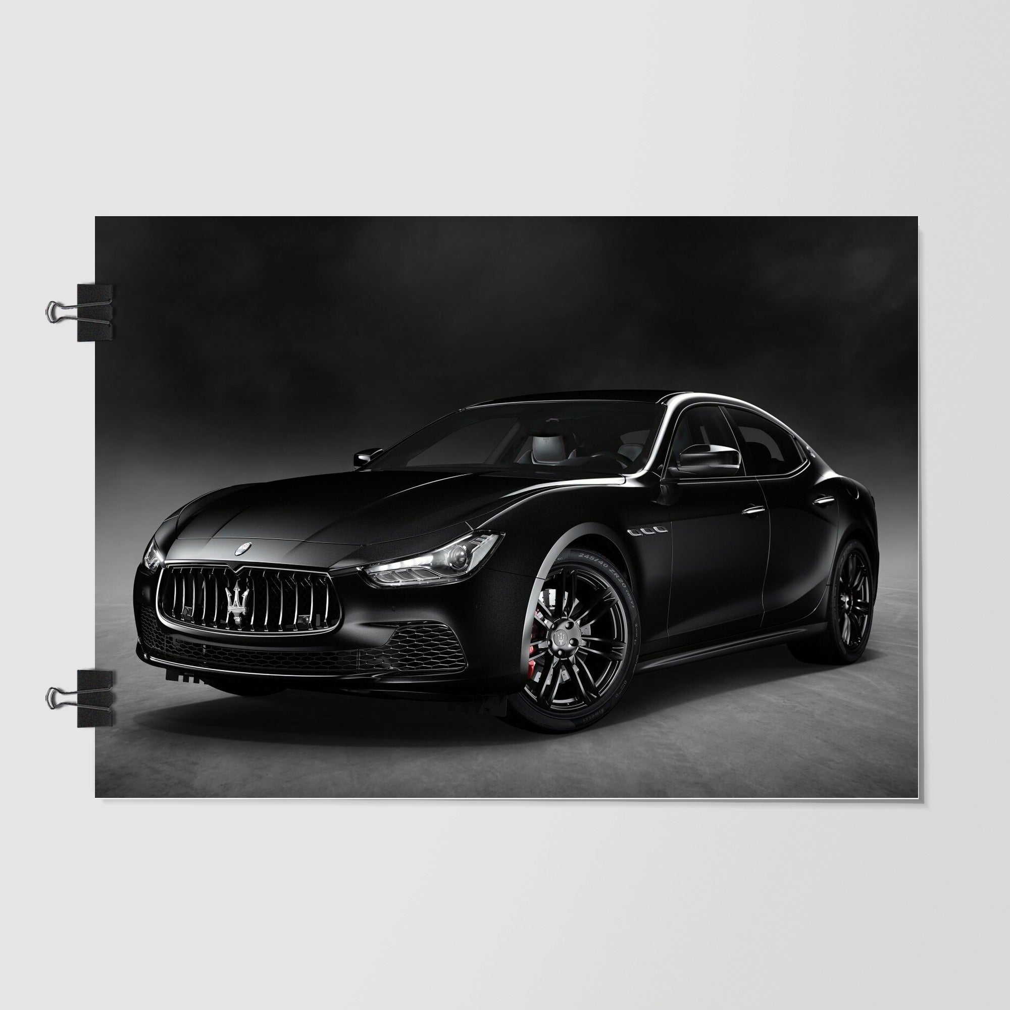 Maserati Black Grand Tourer Sunset Glow by Decalz