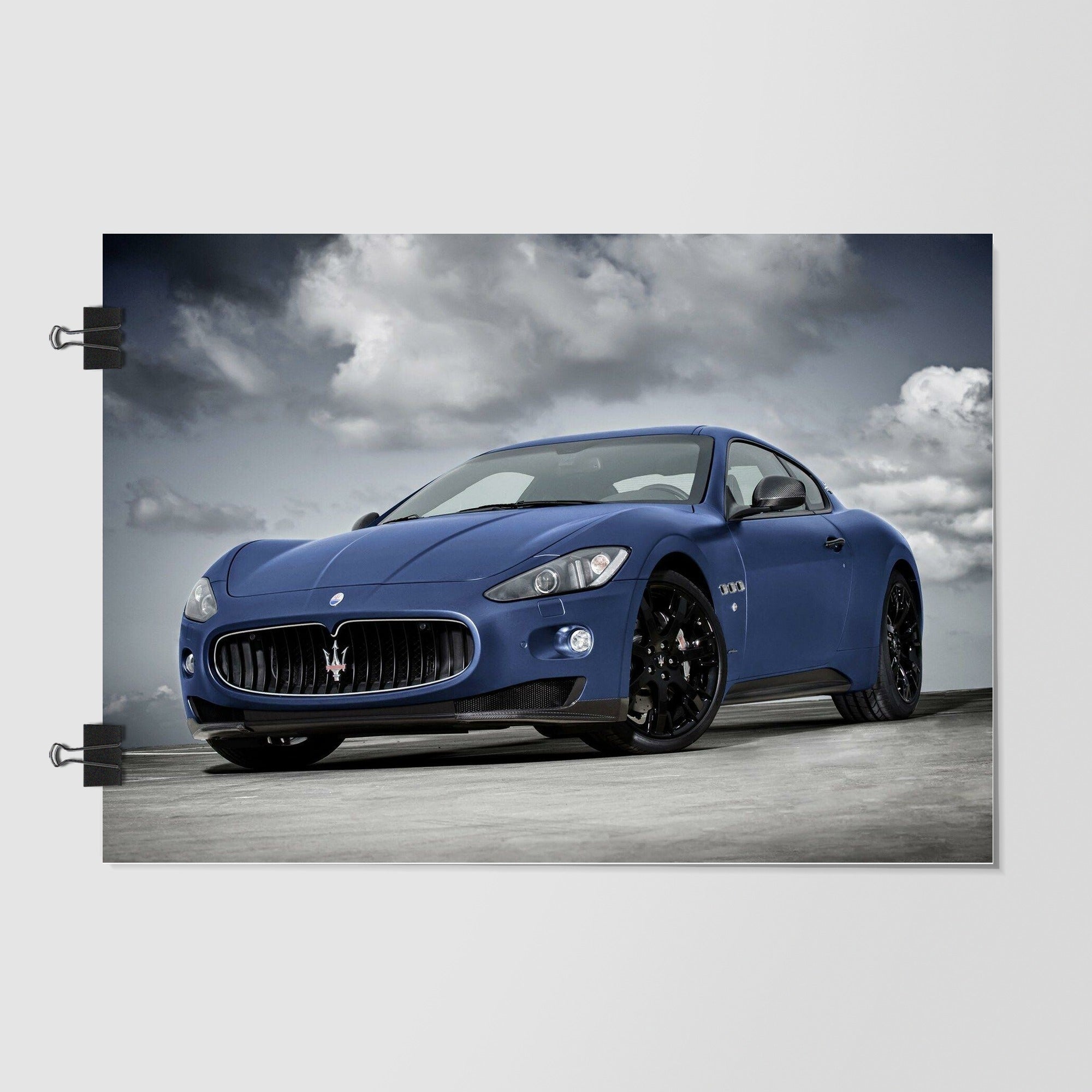 Maserati Dark Blue Grand Tourer by Decalz