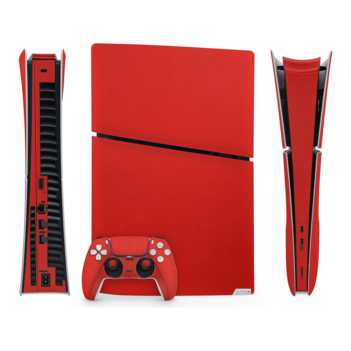 Matte Red PlayStation 5 Slim Digital skin by Decalz