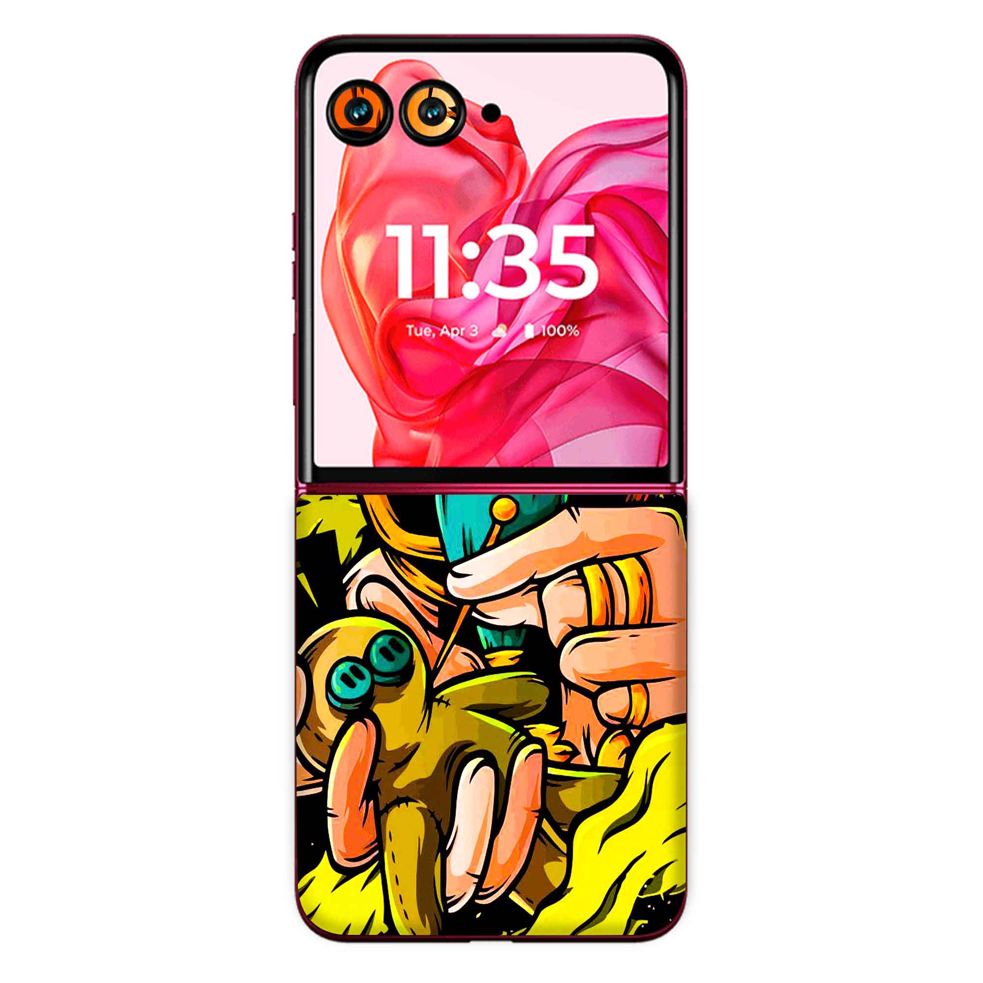 Moto Razr 50 Ultra (5G) Skins & Wraps (Only Back No Edge to Edge)