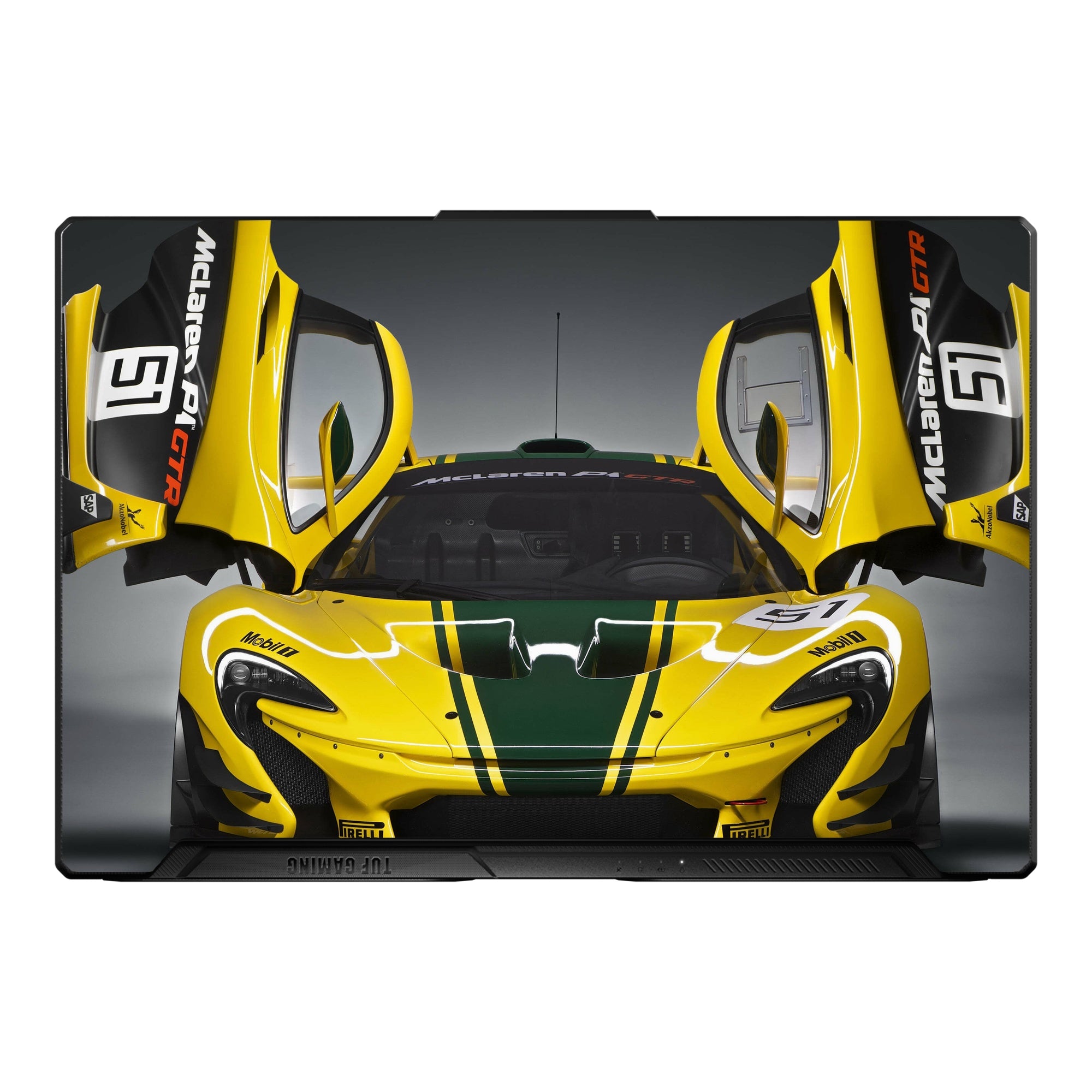 Mclaren Dark Green Supercar Dramatic Lighting by Decalz