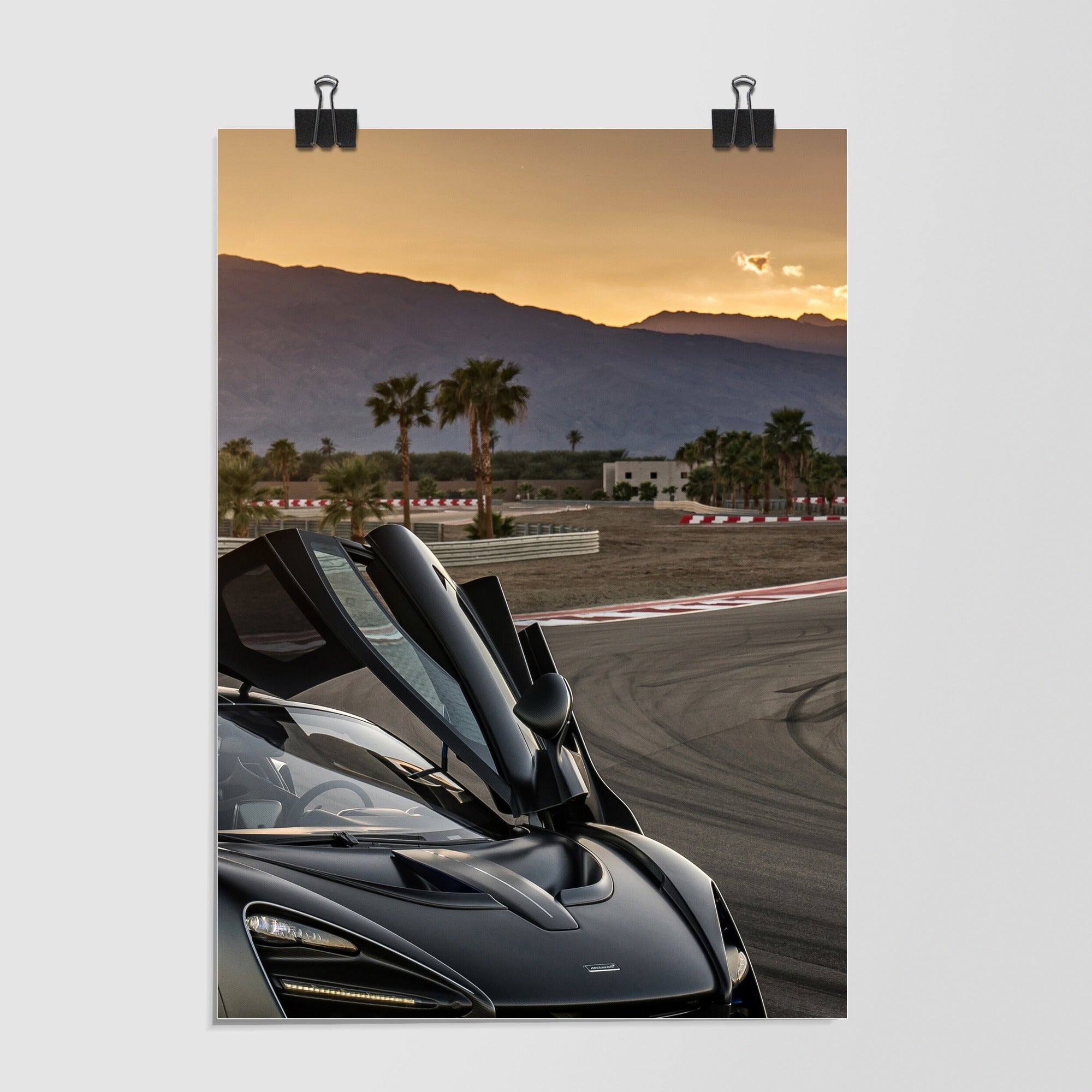 Mclaren Black Supercar Studio Shot by Decalz