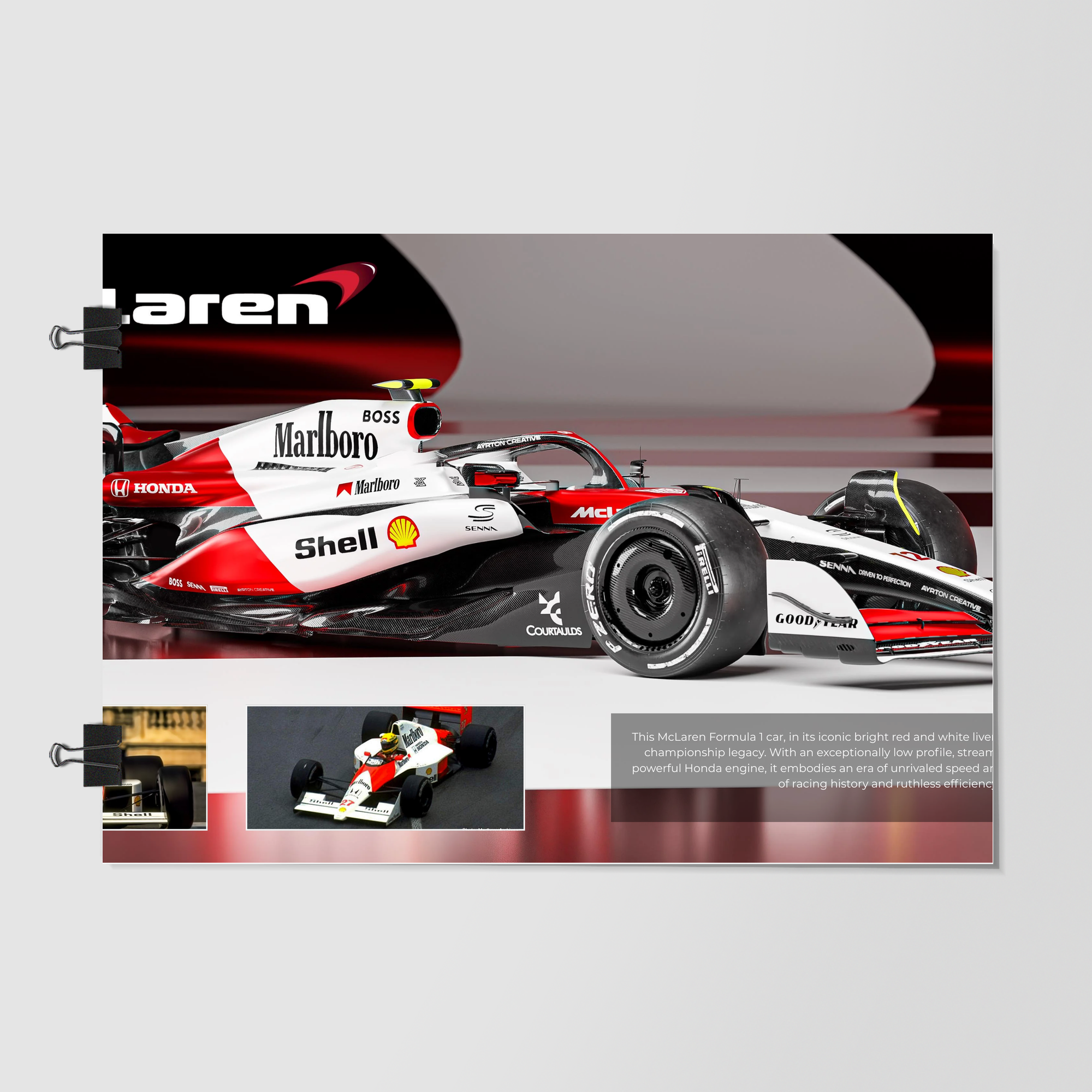 Mclaren F1 Vintage Marlboro Livery by Decalz