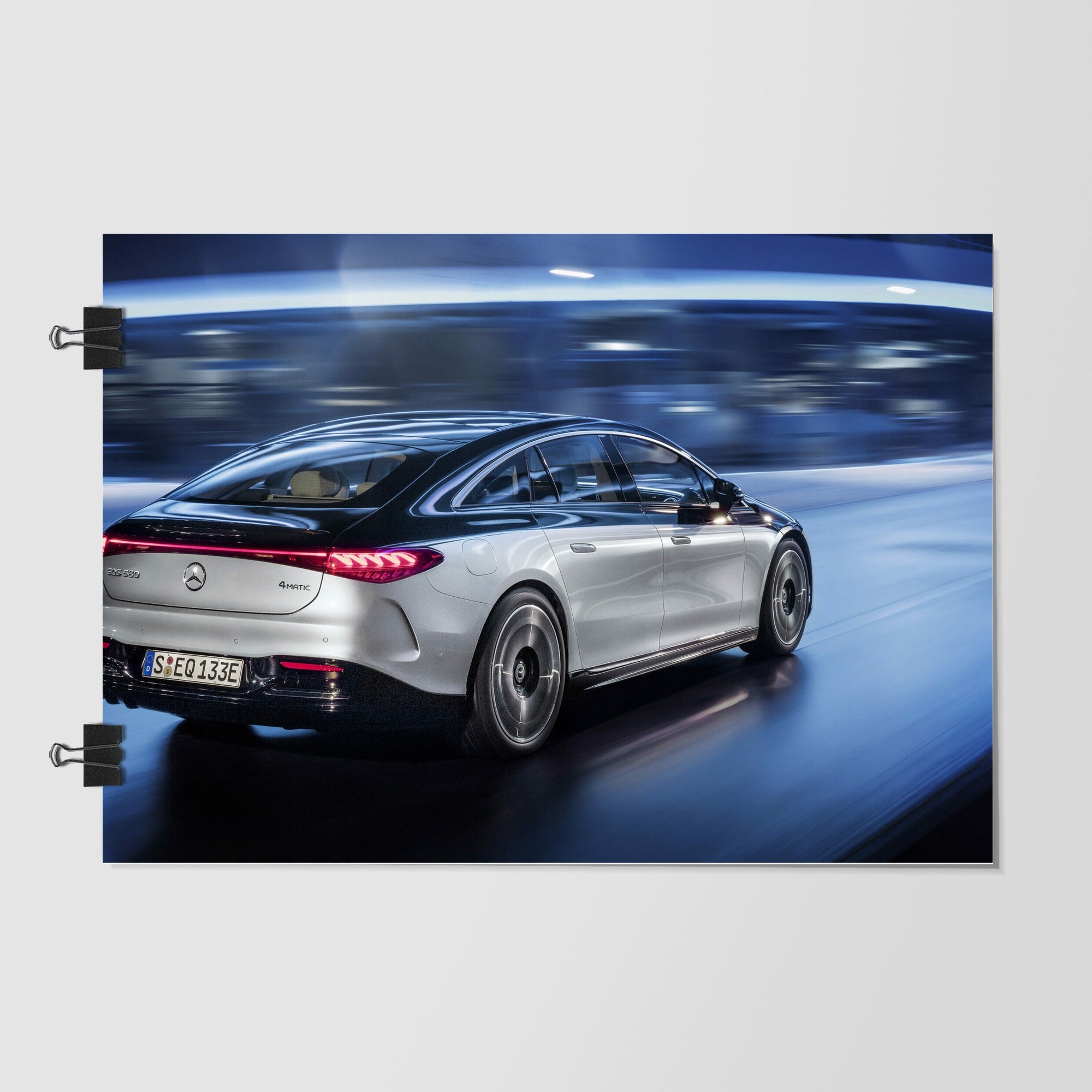 Mercedes Benz Eqs Gray Studio Shot by Decalz