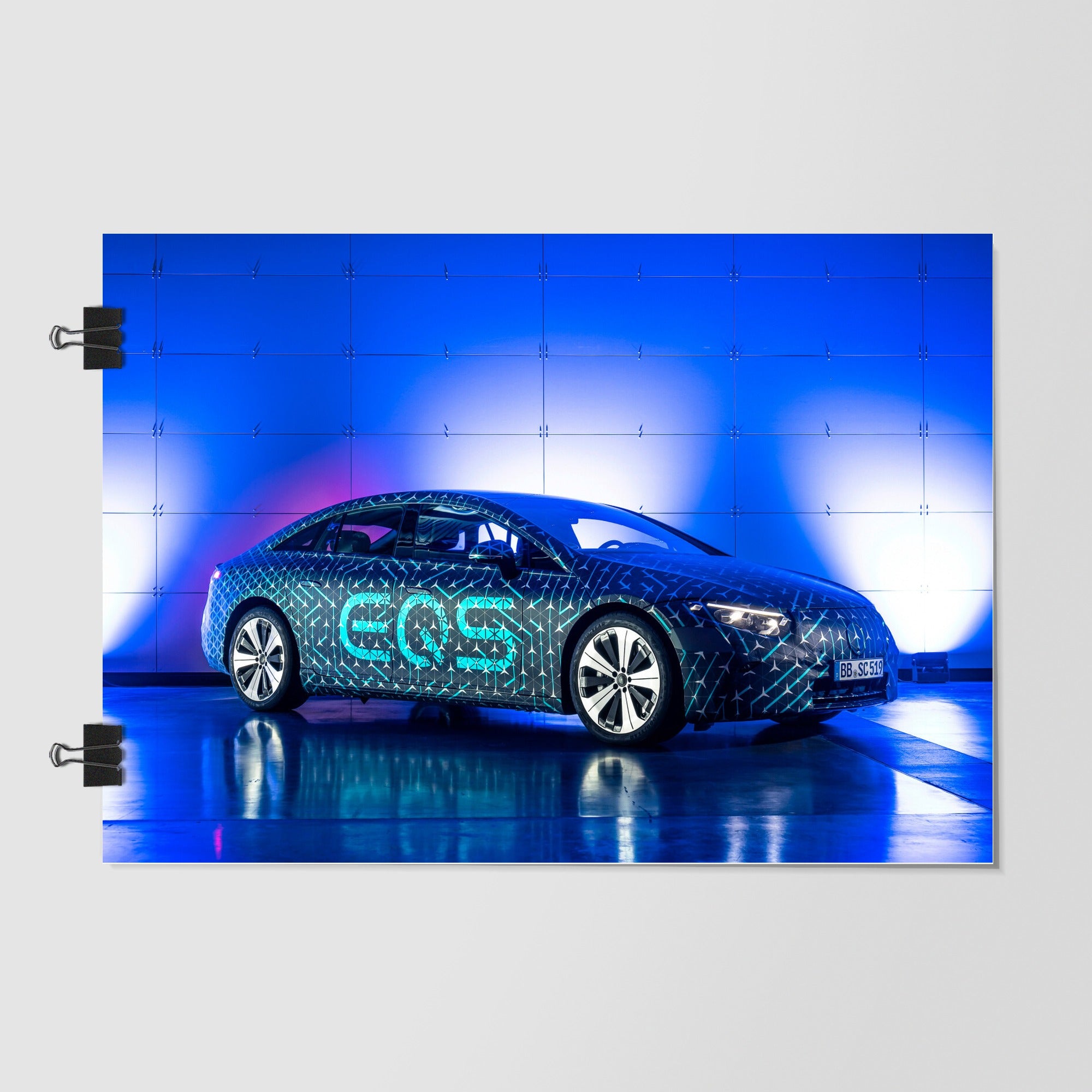 Mercedes Benz Eqs Light Blue by Decalz