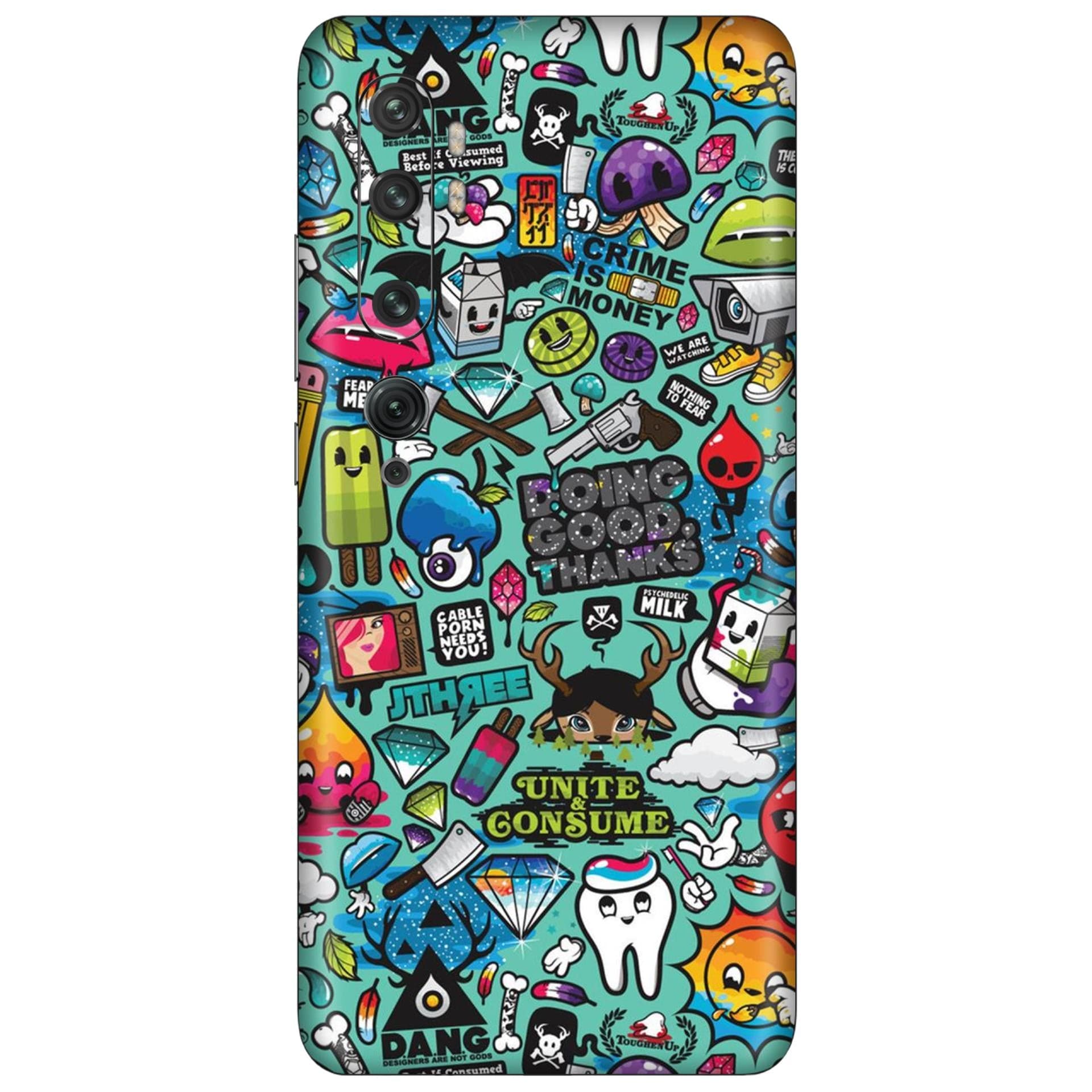 Mi Note 10 Skins & Wraps