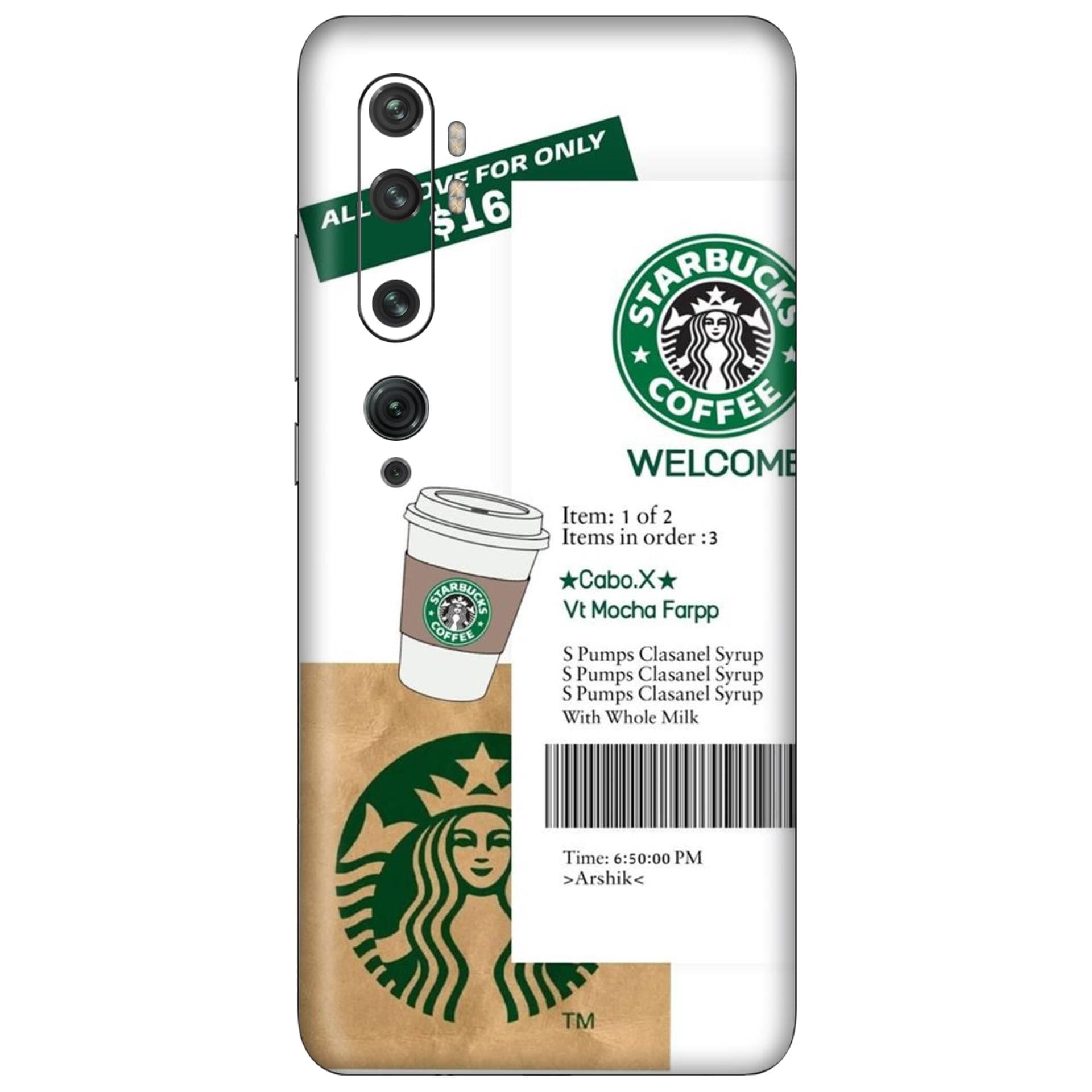 Mi Note 10 Skins & Wraps