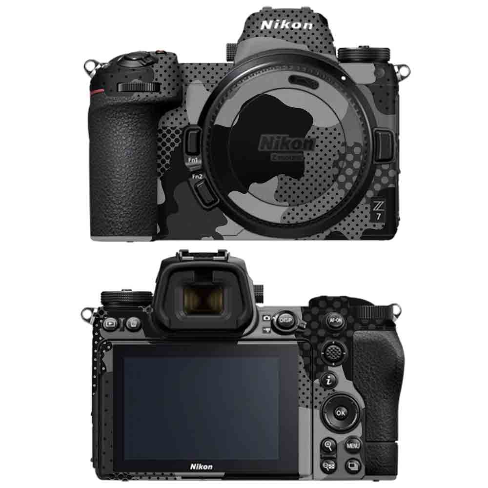 Military Black Camo - Nikon Camera Skins