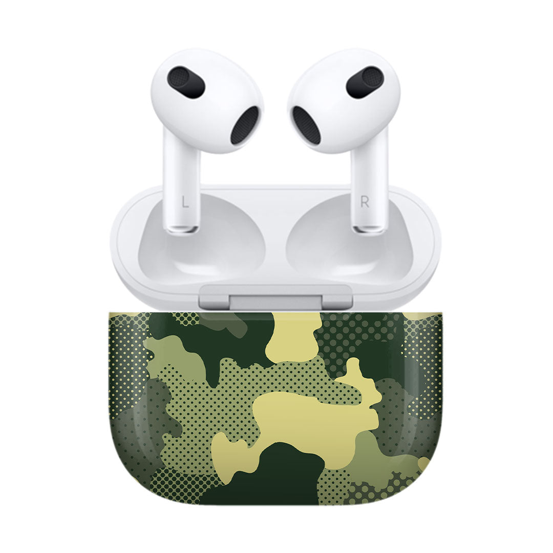 Airpods 3 Military Green Camo skins