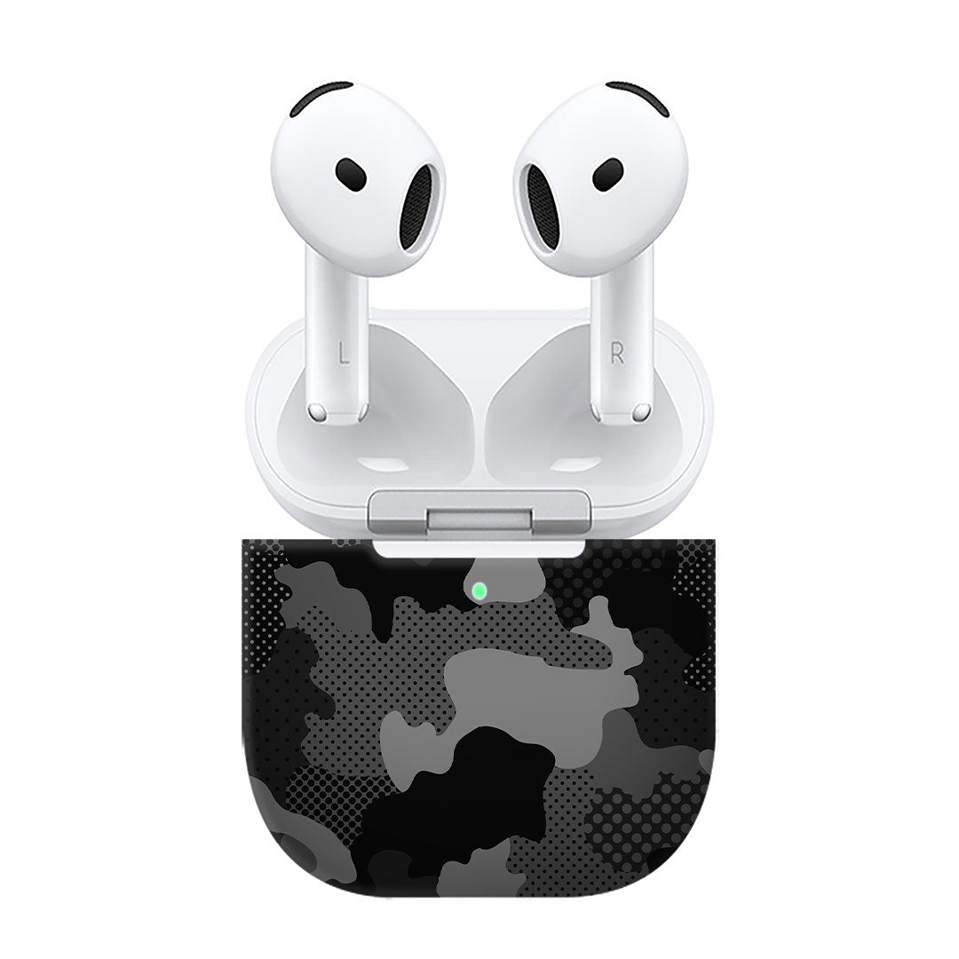 Airpods 4 Military Black Camo Skins