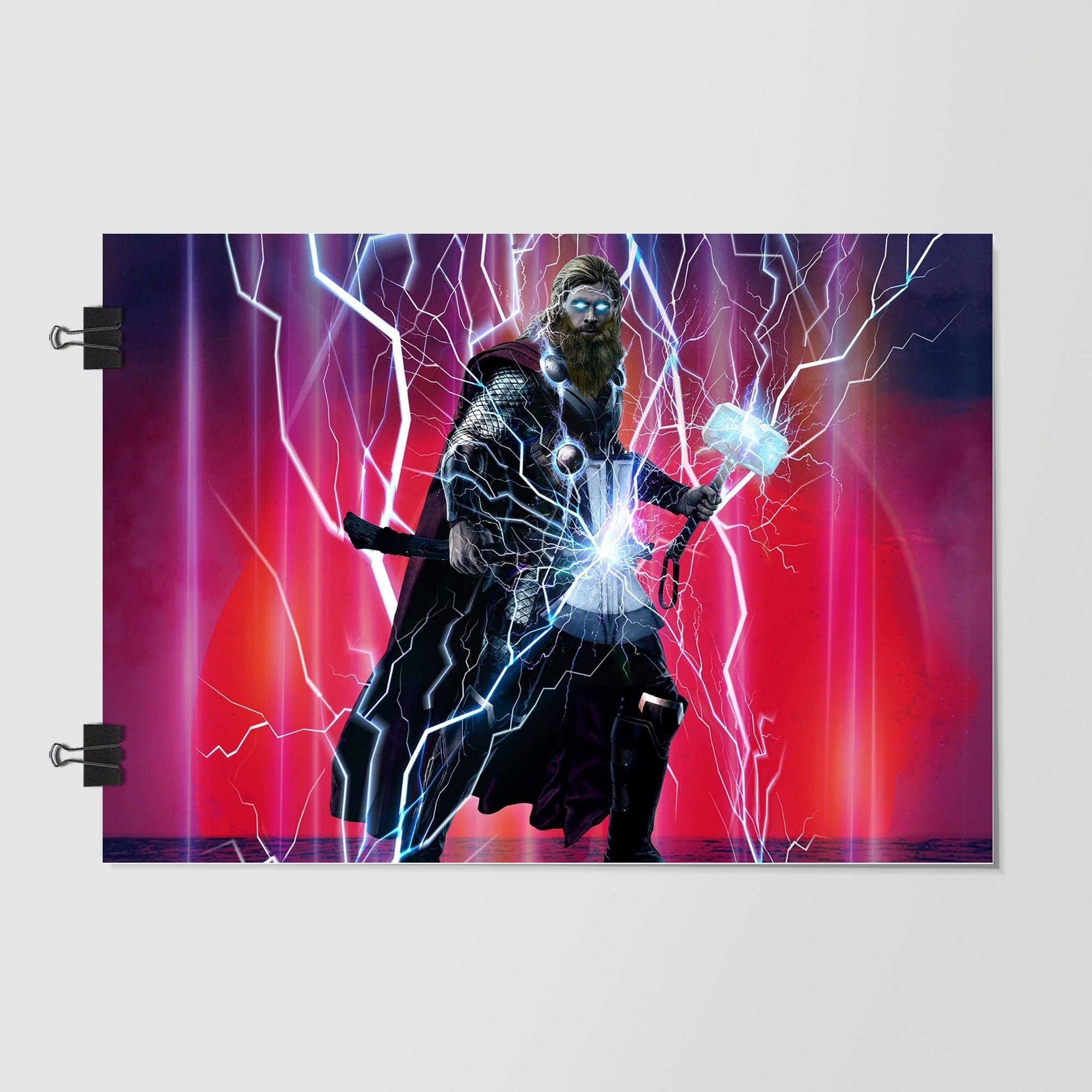 Mjolnir Thor Hammer Black by Decalz