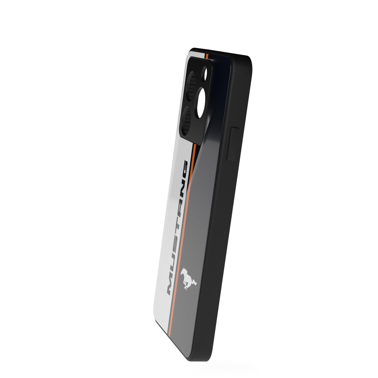 Mustrang Marverick printed metal phone case - side view