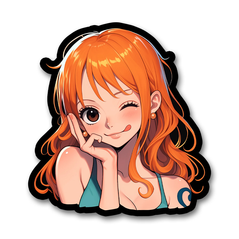 Nami One Piece Anime Girl Sticker