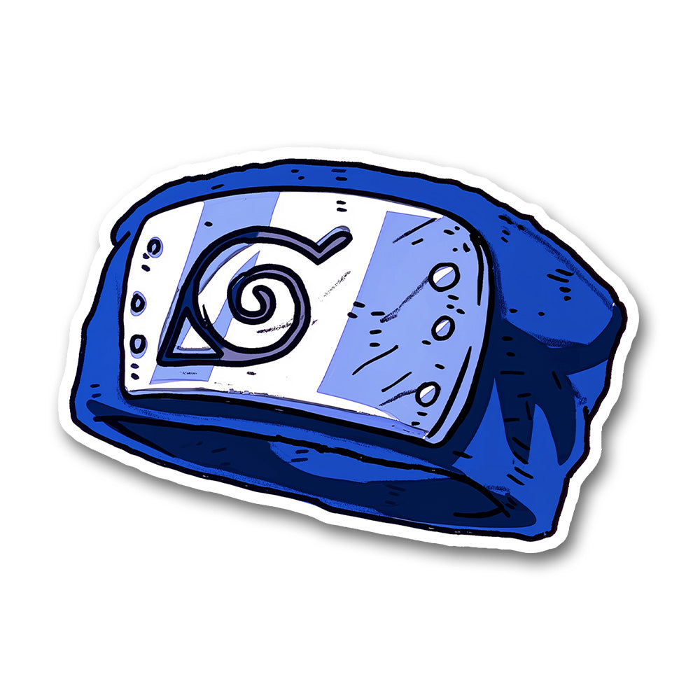 Naruto Hidden Leaf Headband Sticker