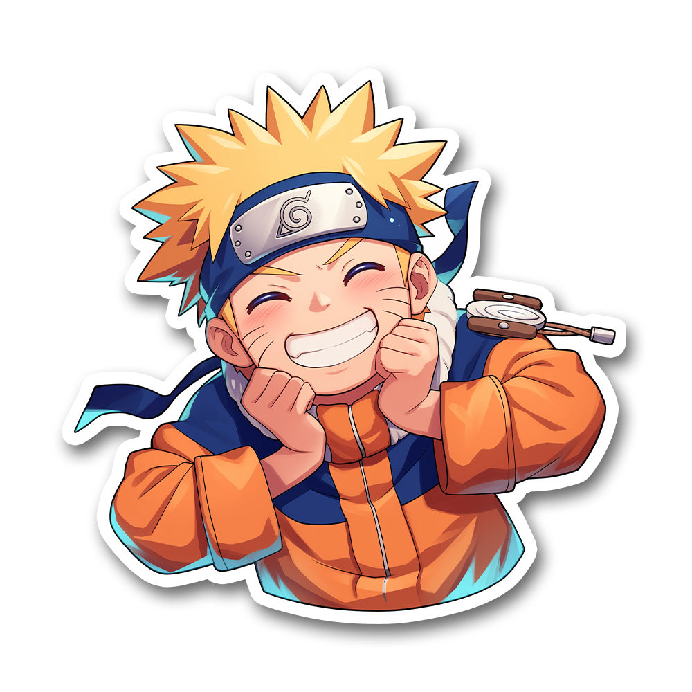 Naruto Uzumaki Smiling Anime Sticker