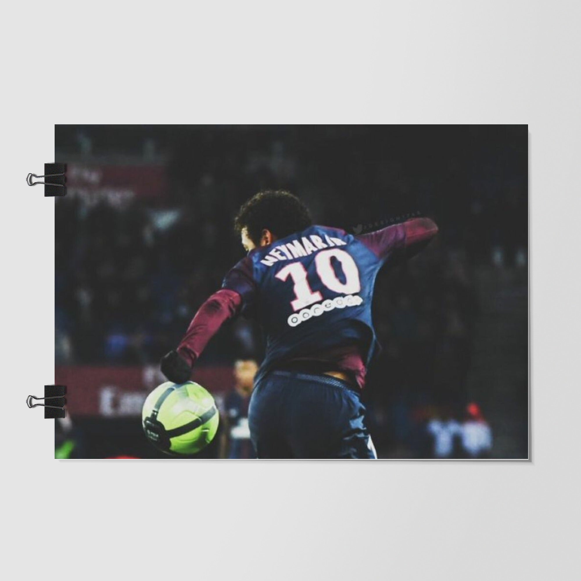 Neymar Black Cinematic Shot by Decalz
