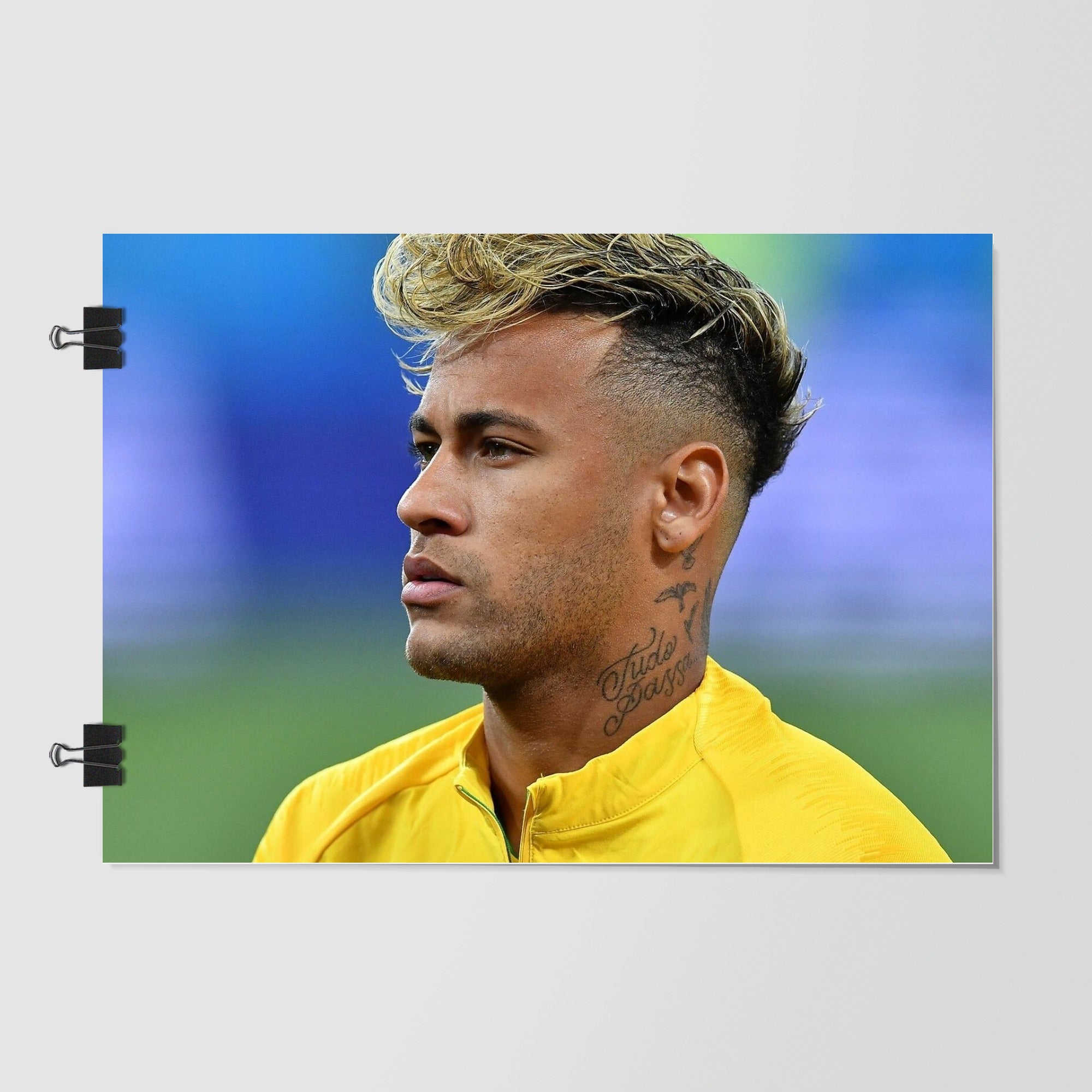 Neymar Gray Dramatic Lighting by Decalz