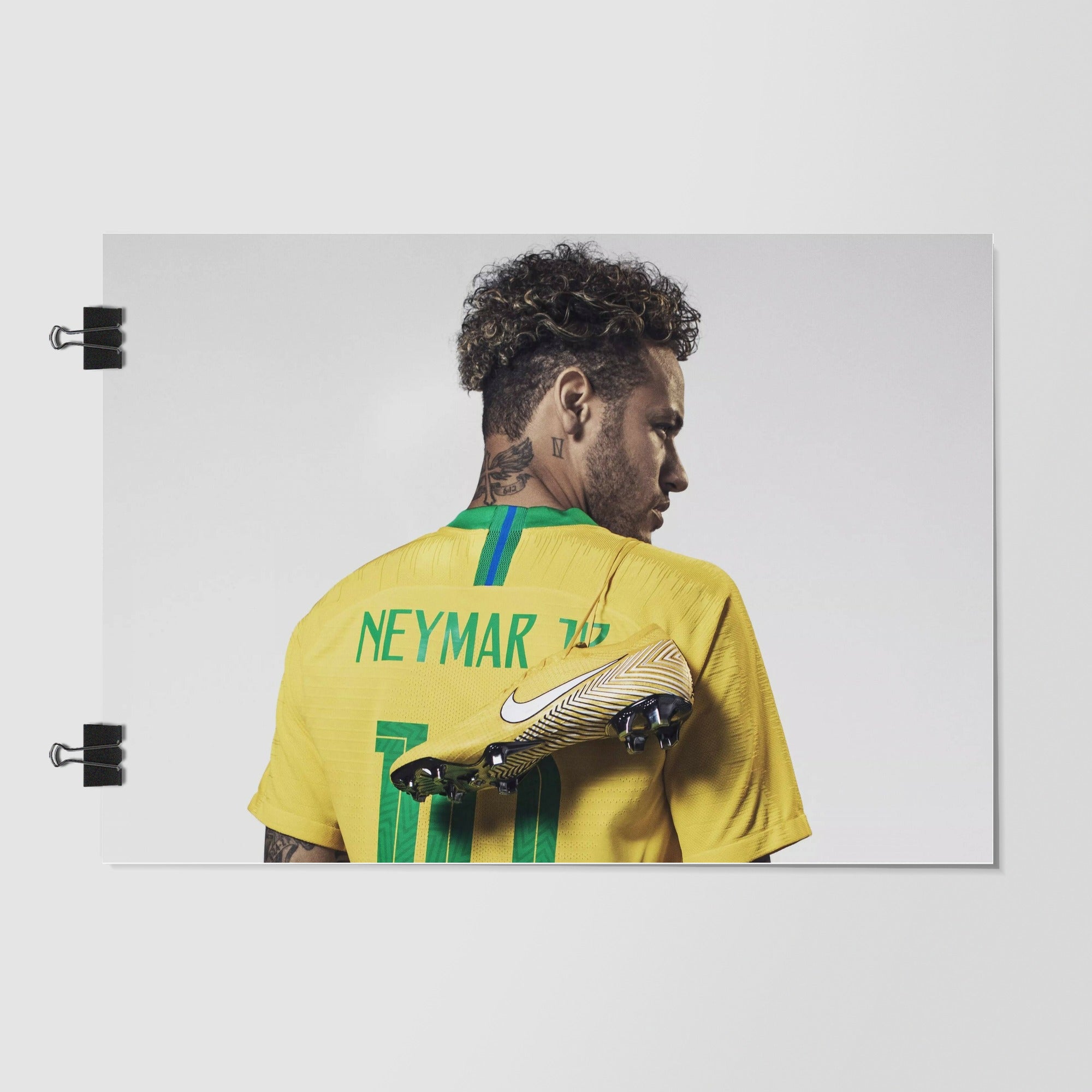 Neymar White Dramatic Lighting by Decalz