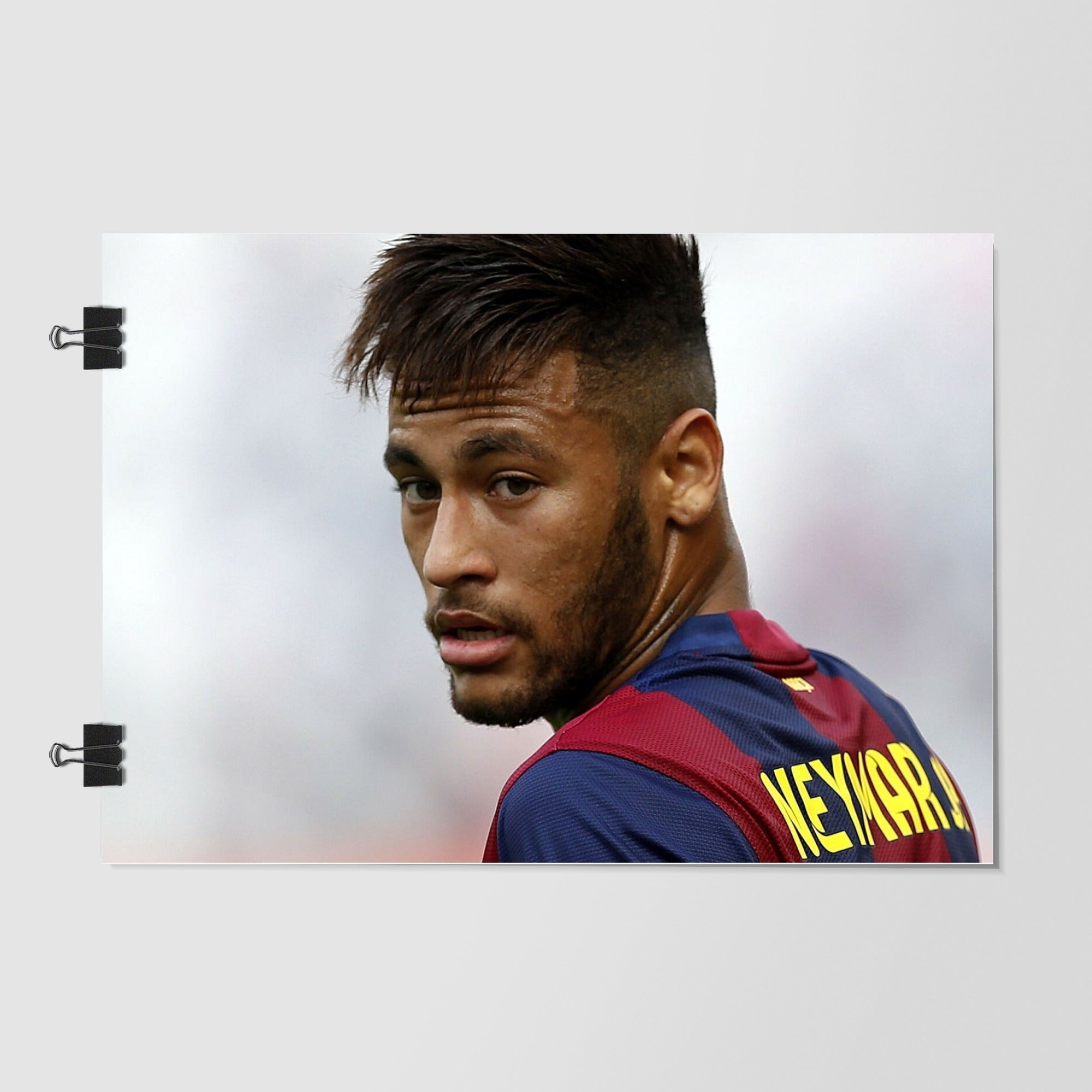 Neymar White Studio Shot by Decalz