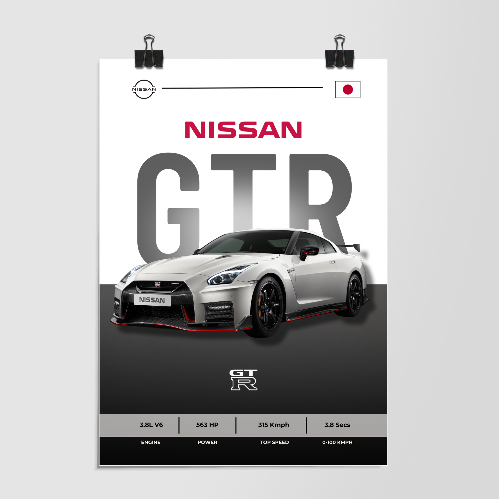Nissan Gtr White by Decalz