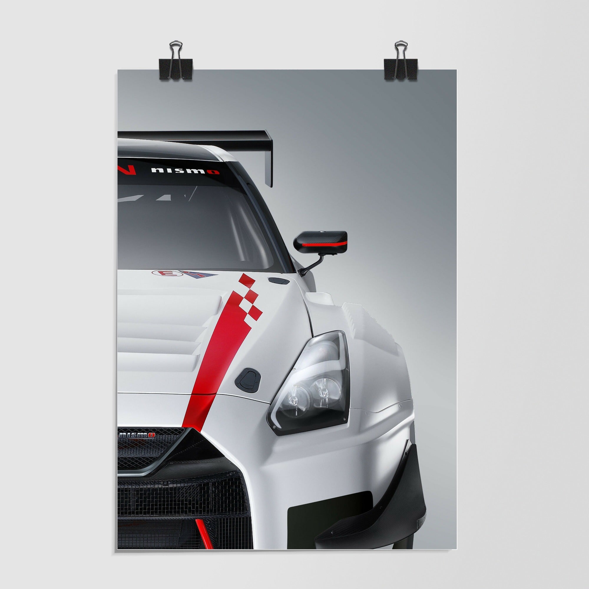 Nissan Silver Sports Car by Decalz