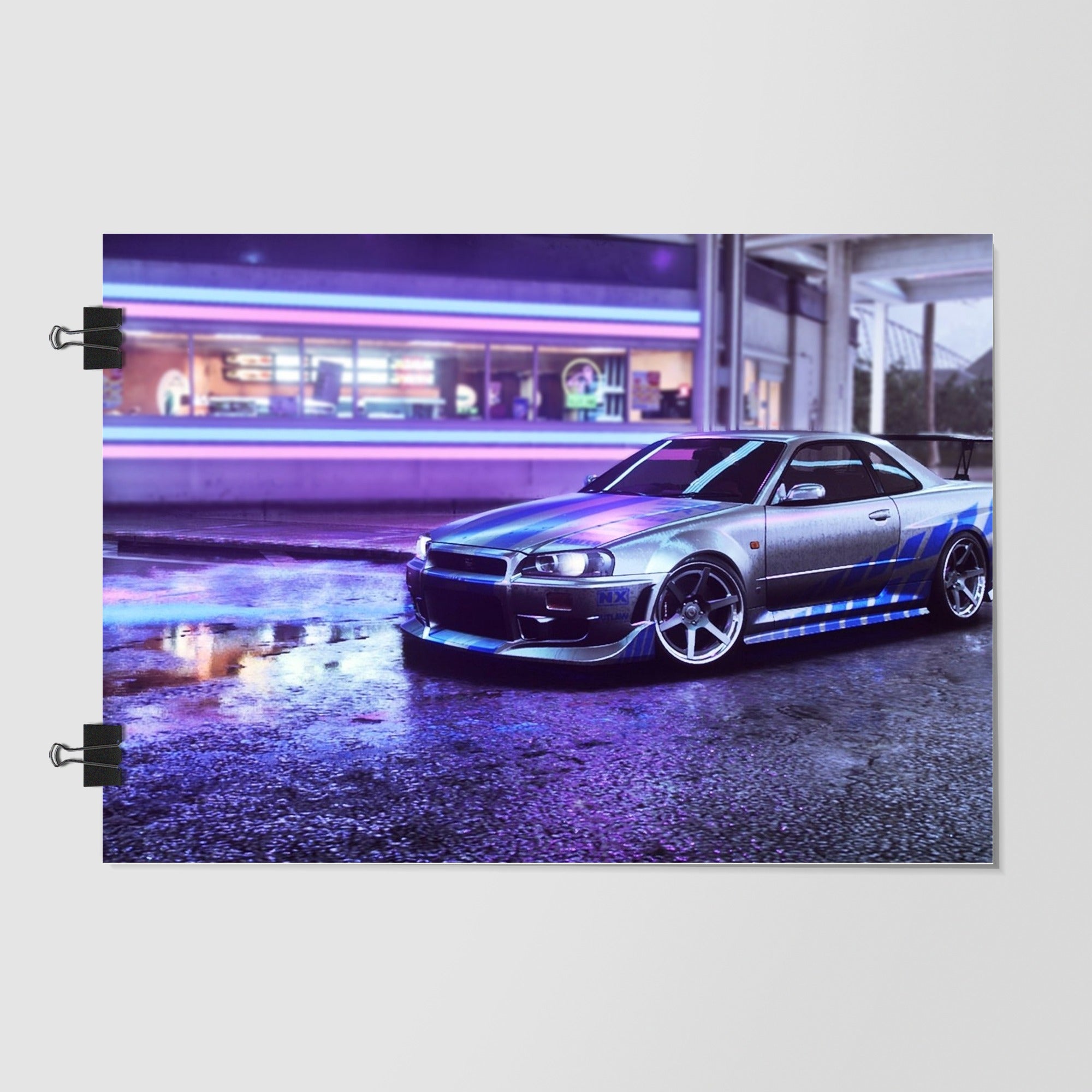 Nissan Skyline Gtr Gray by Decalz