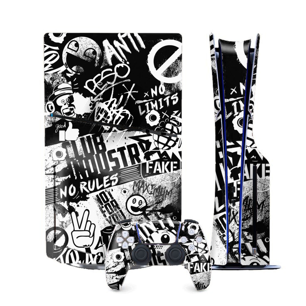 No limits PlayStation 5 Slim skin by Decalz