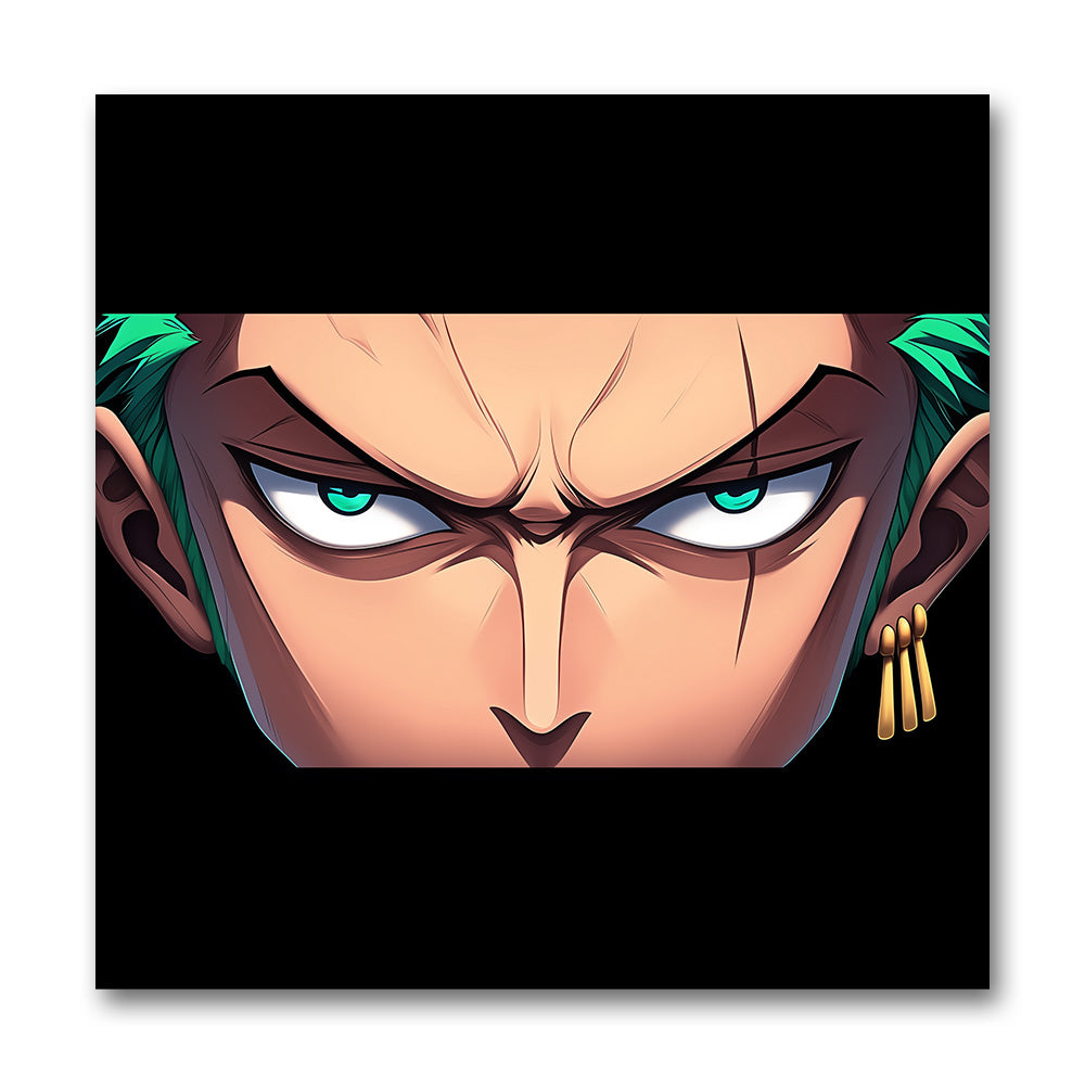 One Piece Zoro Intense Stare Sticker