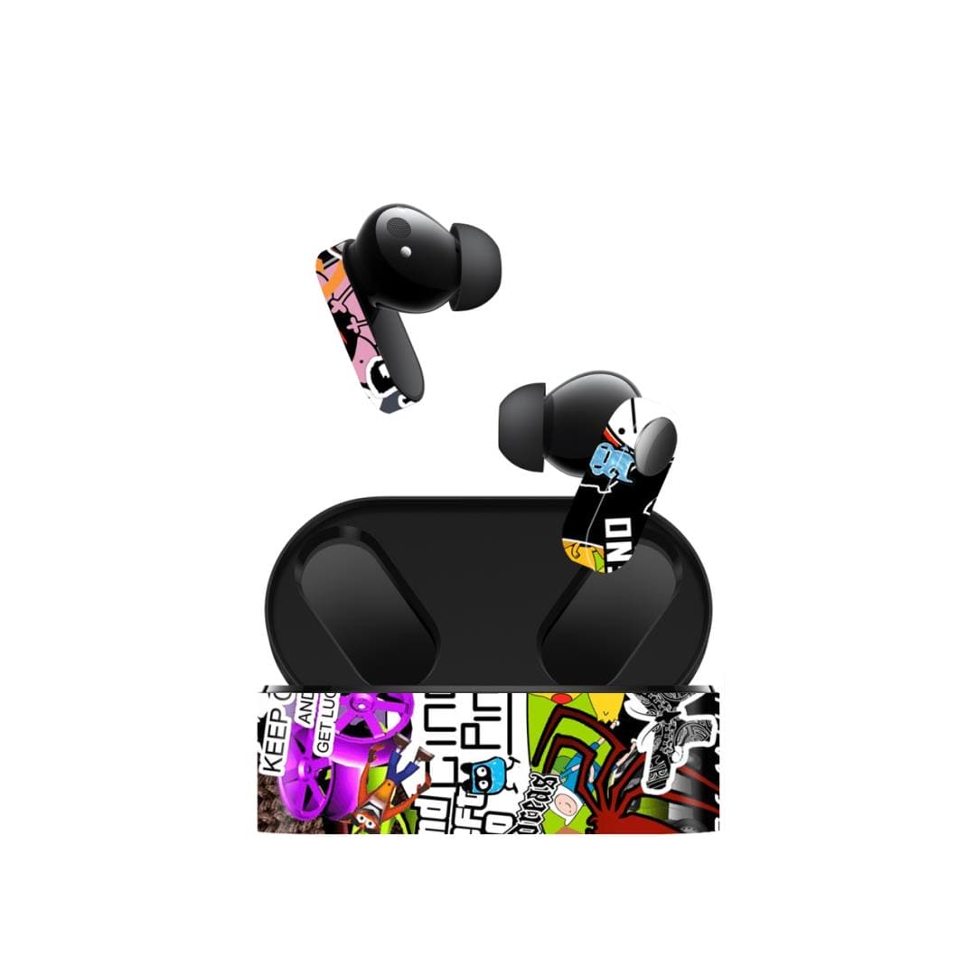 Oneplus Nord Buds 90s doodle skins