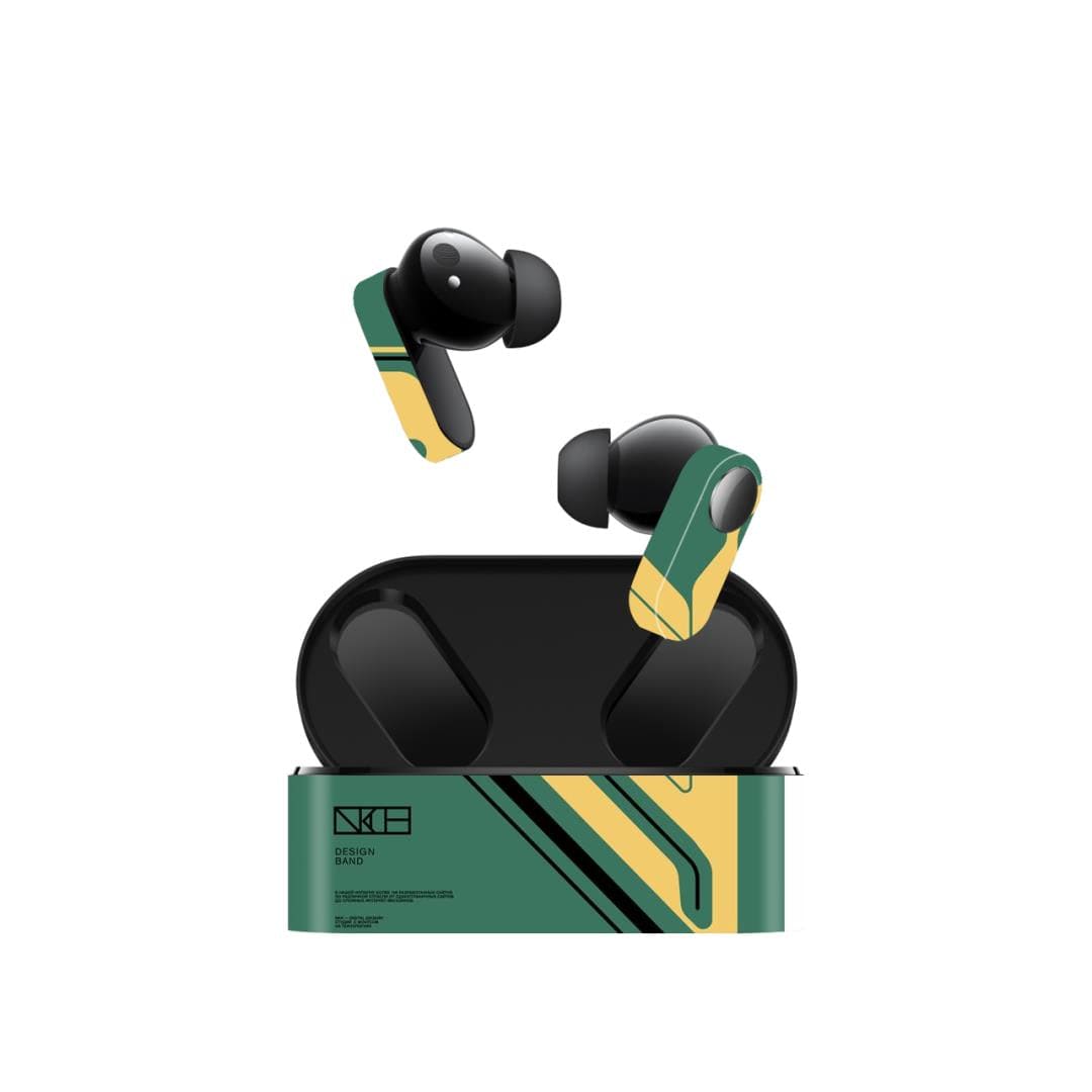 Oneplus Nord Buds Circuit Green skins