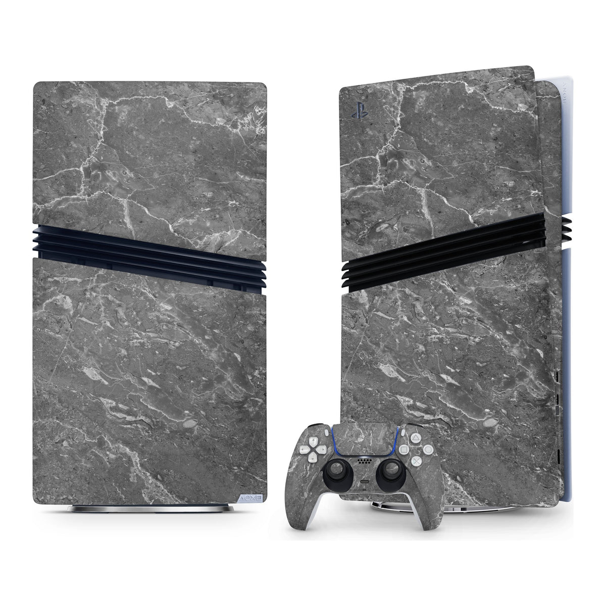 Onyx Marble PlayStation 5 Pro skin by Decalz