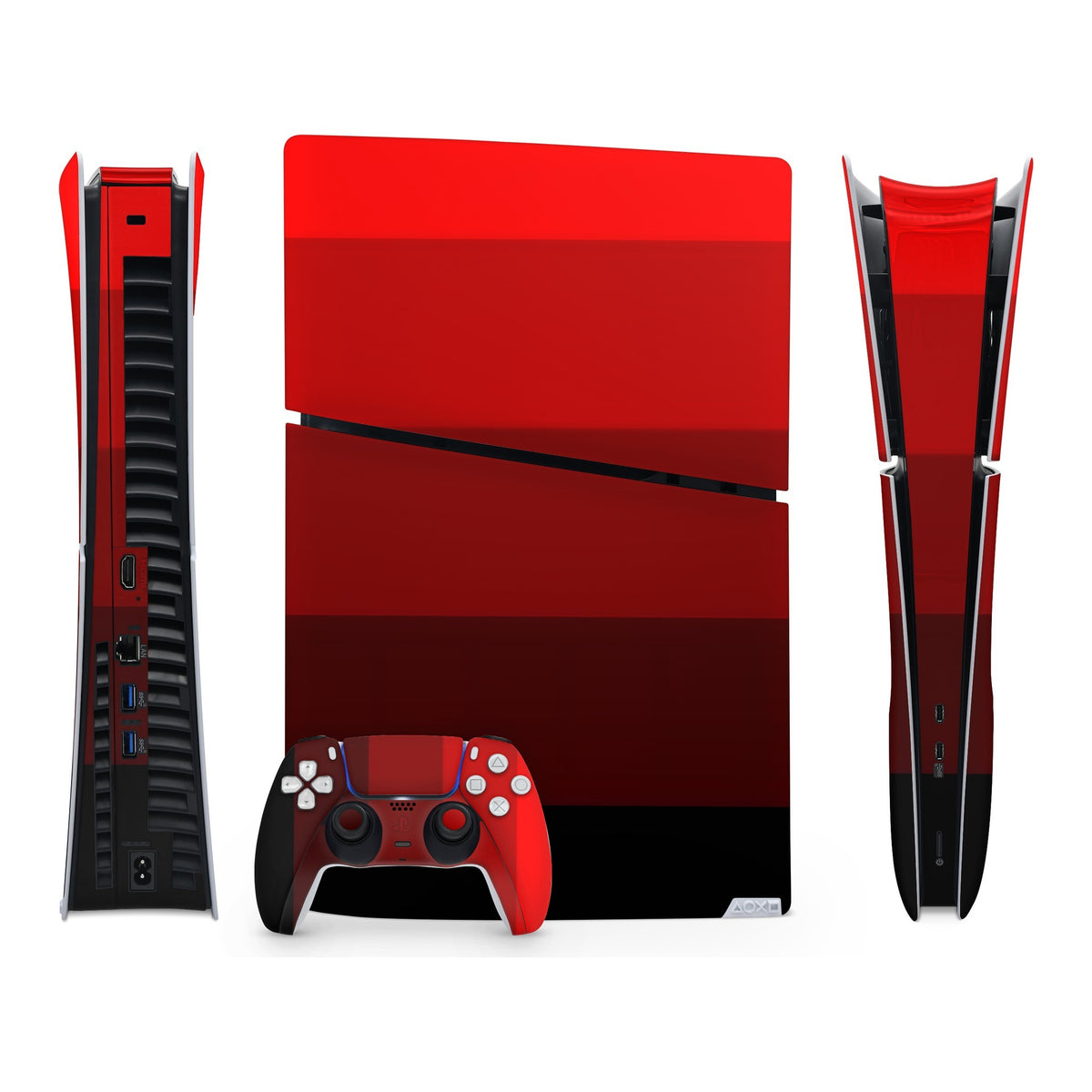Palette Red PlayStation 5 Slim Digital skin by Decalz